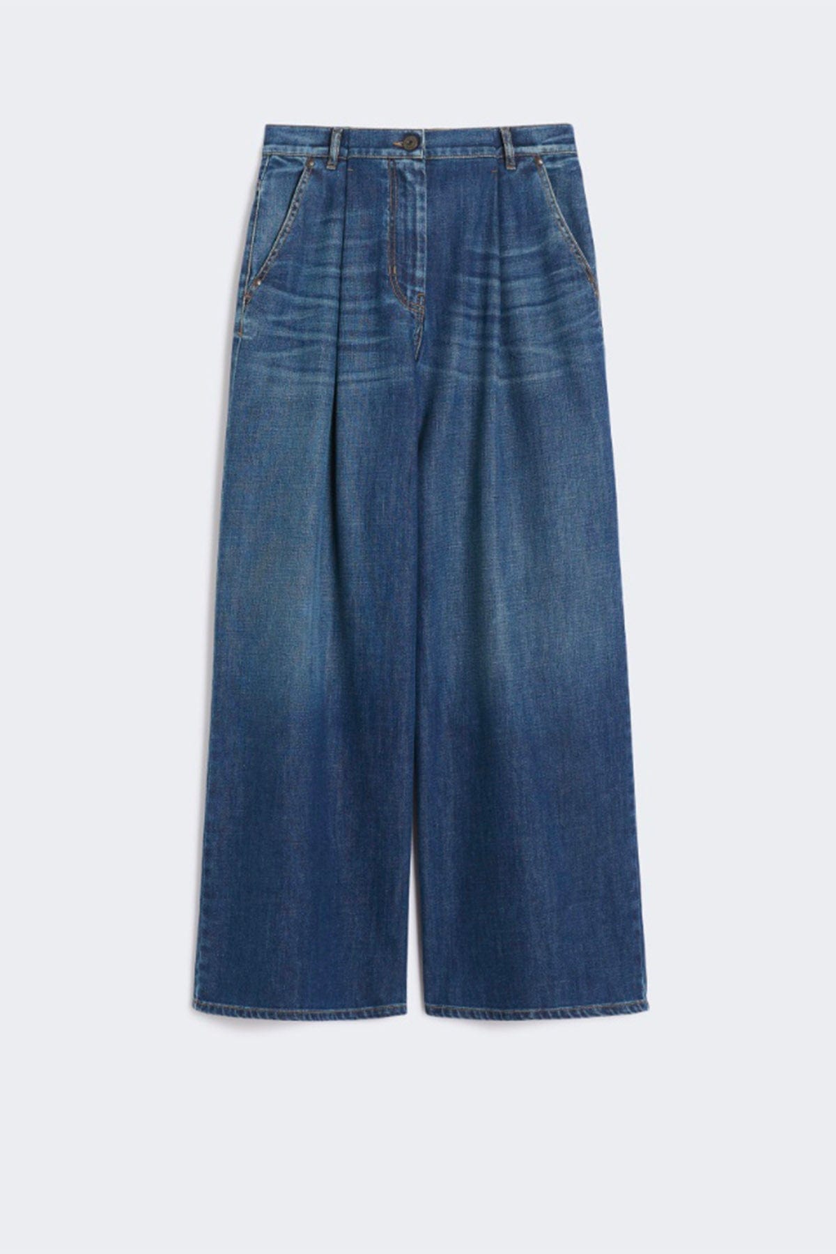 MAXMARA'S BRANDS PANTALONE IN DENIM  DENIM SCURO / 34 Jeans over donna Weekend Max Mara Ortles