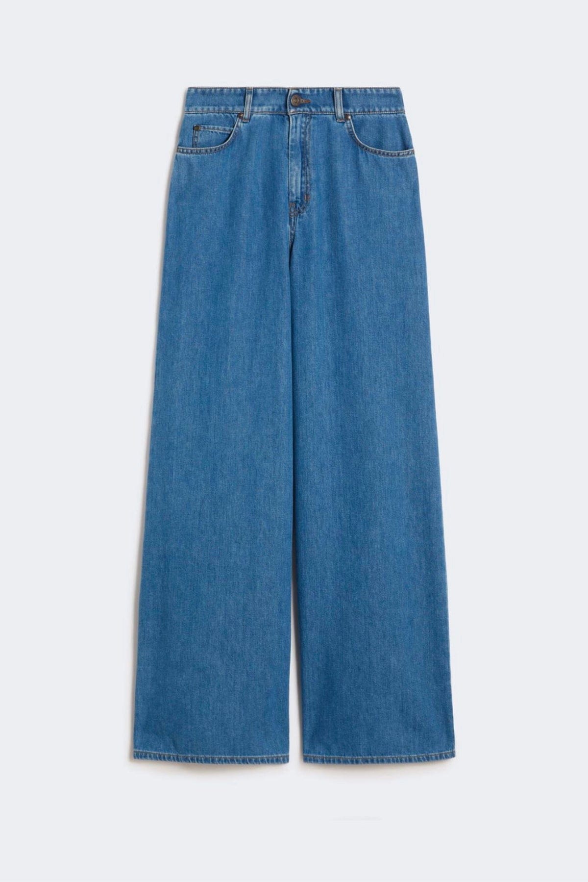 MAXMARA'S BRANDS PANTALONE IN DENIM  INDACO CHIARO / 34 Jeans a zampa donna Max Mara Weekend Wkdvega