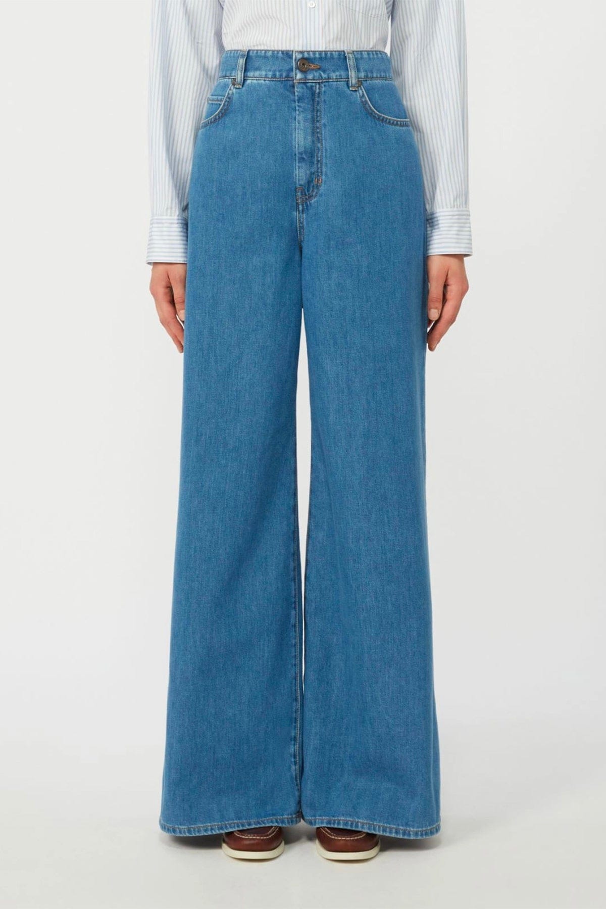 MAXMARA'S BRANDS PANTALONE IN DENIM  Jeans a zampa donna Max Mara Weekend Wkdvega