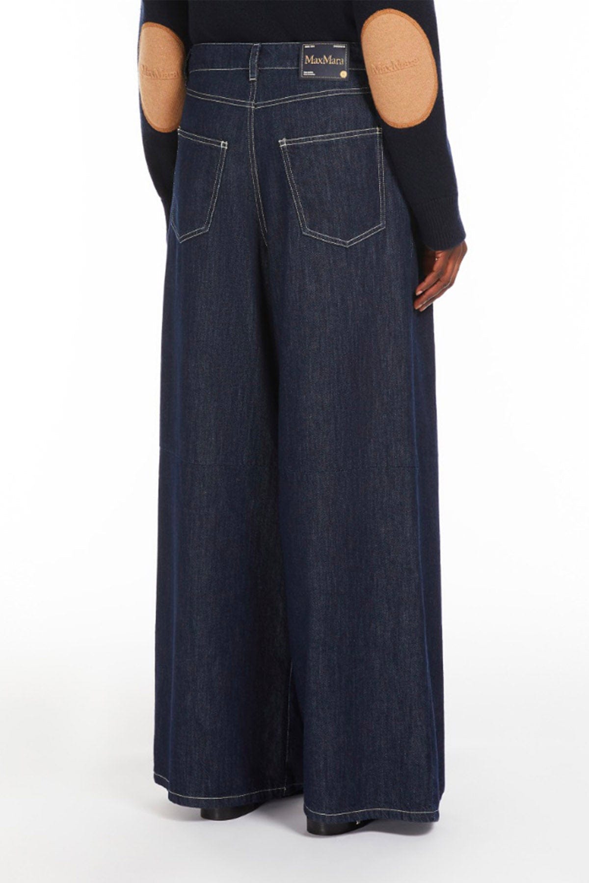 MAXMARA&#39;S BRANDS PANTALONE IN DENIM  Jeans blu donna over &#39;S Max Mara Priamo