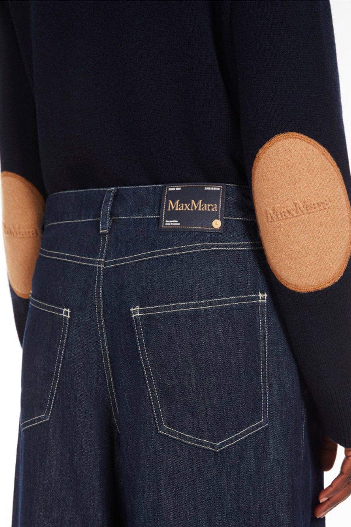 MAXMARA&#39;S BRANDS PANTALONE IN DENIM  Jeans blu donna over &#39;S Max Mara Priamo