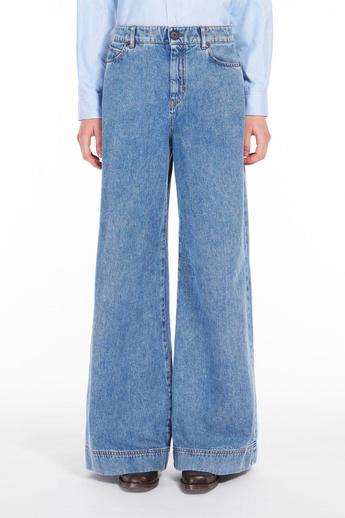 MAXMARA&#39;S BRANDS PANTALONE IN DENIM  Jeans Donna Max Mara Weekend Over Vega