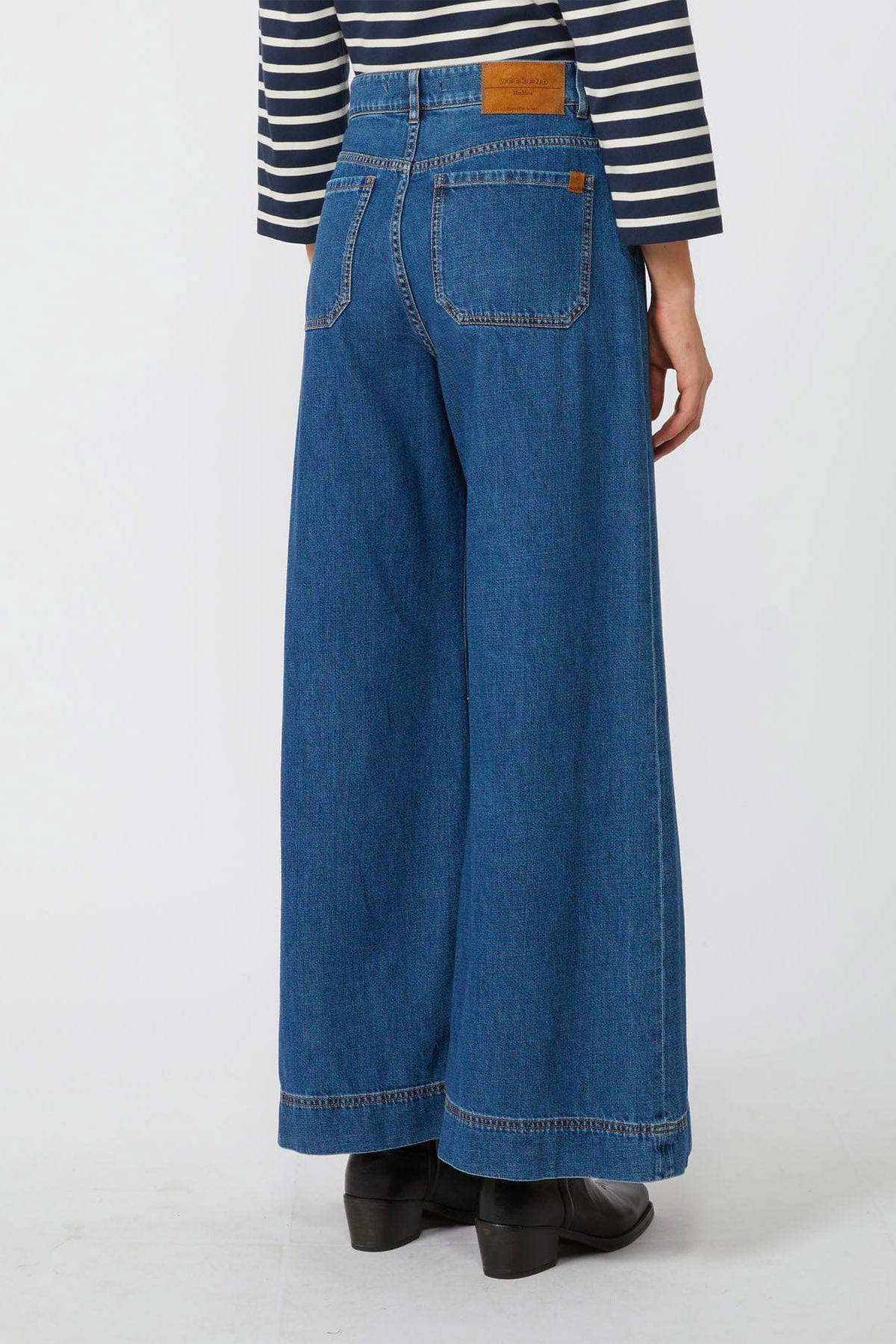 MAXMARA&#39;S BRANDS PANTALONE IN DENIM  Jeans largo donna Weekend Max Mara Vega