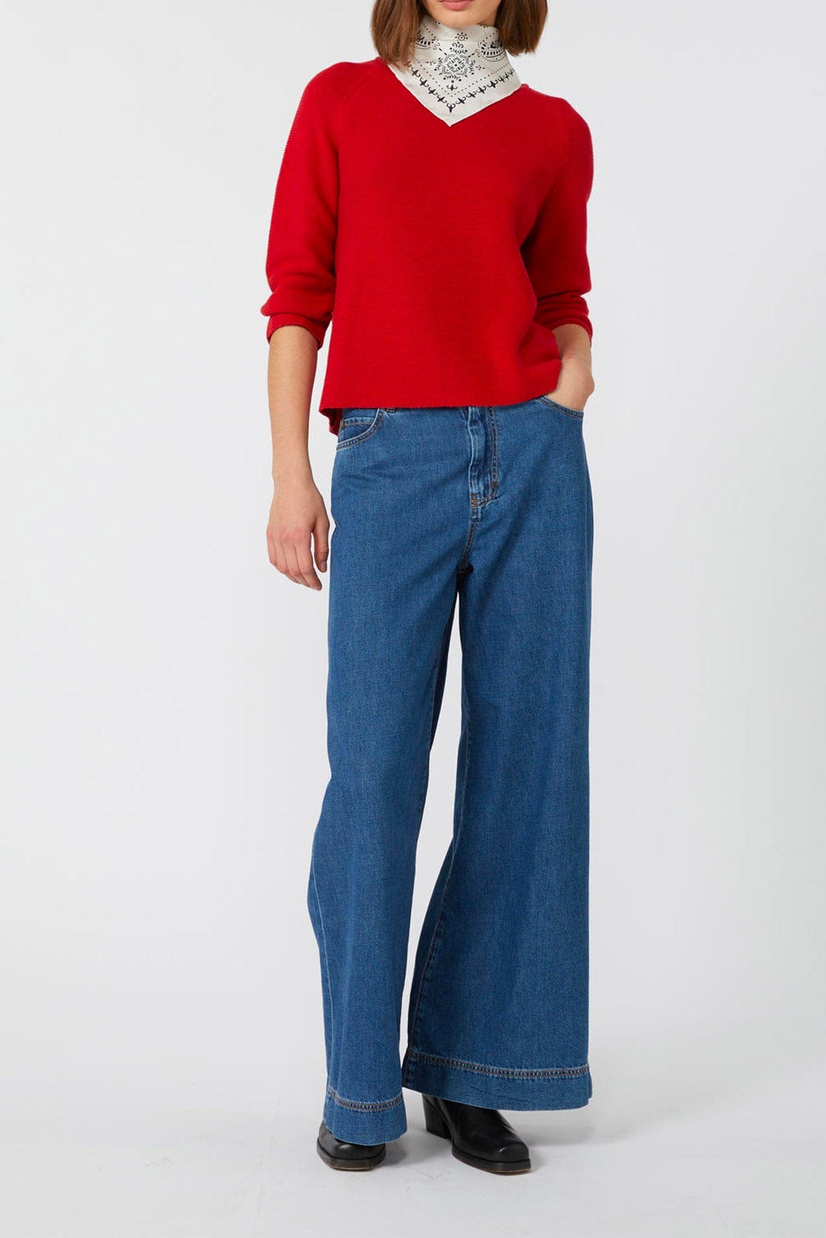 MAXMARA'S BRANDS PANTALONE IN DENIM  DENIM / 34 Jeans largo donna Weekend Max Mara Vega