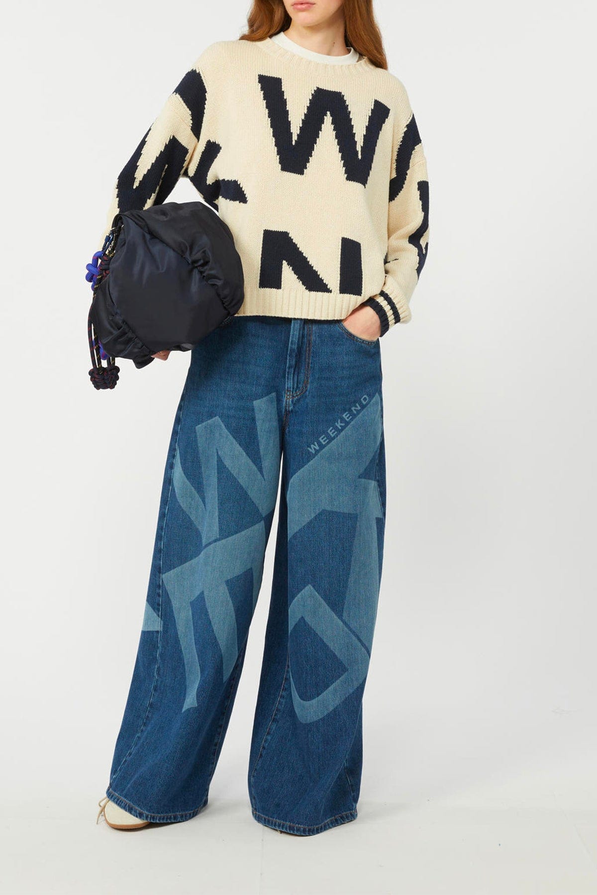 MAXMARA'S BRANDS PANTALONE IN DENIM  Jeans over donna Max Mara Weekend Wkdvortice
