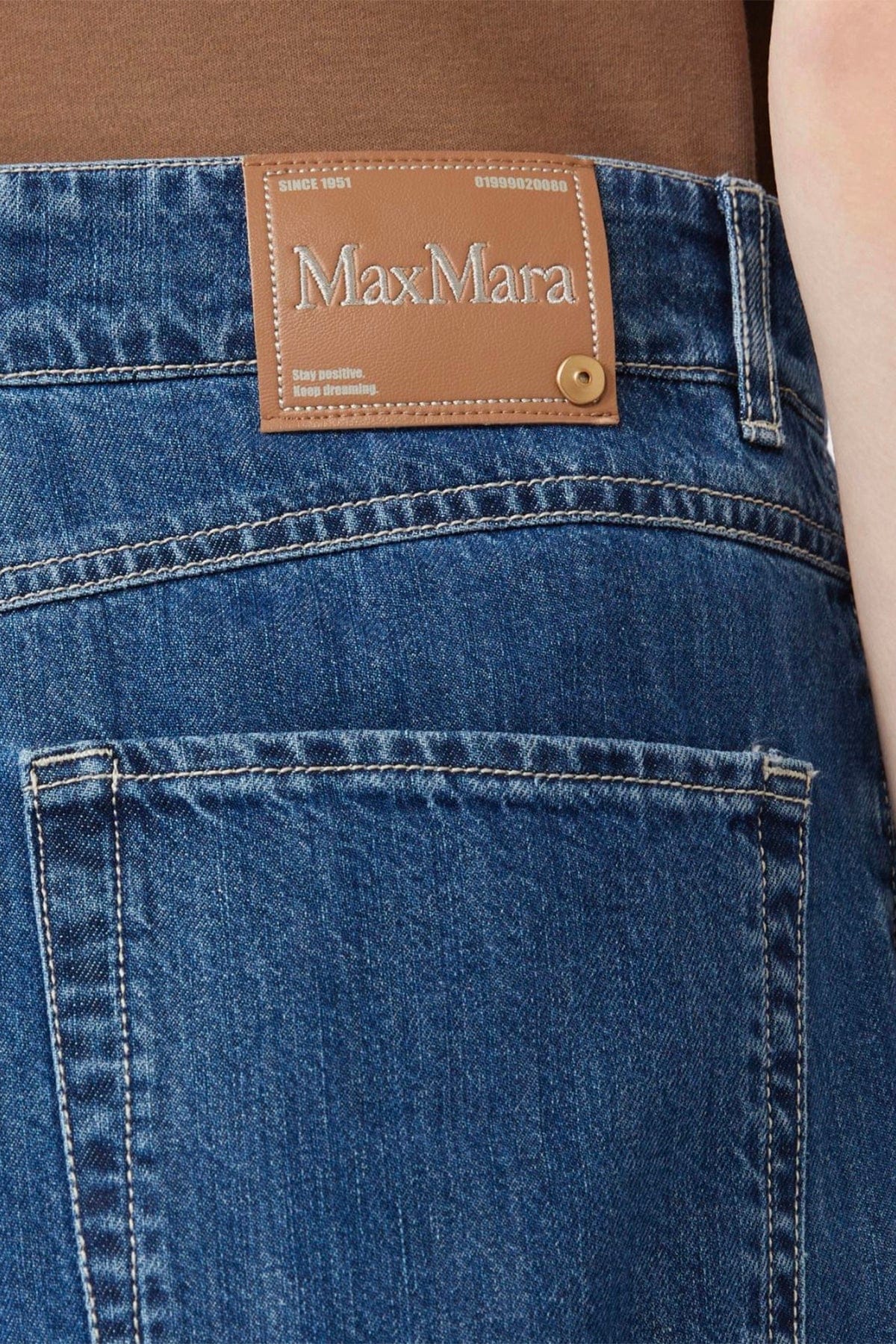 MAXMARA'S BRANDS PANTALONE IN DENIM  DENIM / 34 Jeans over donna 'S Max Mara Zeus