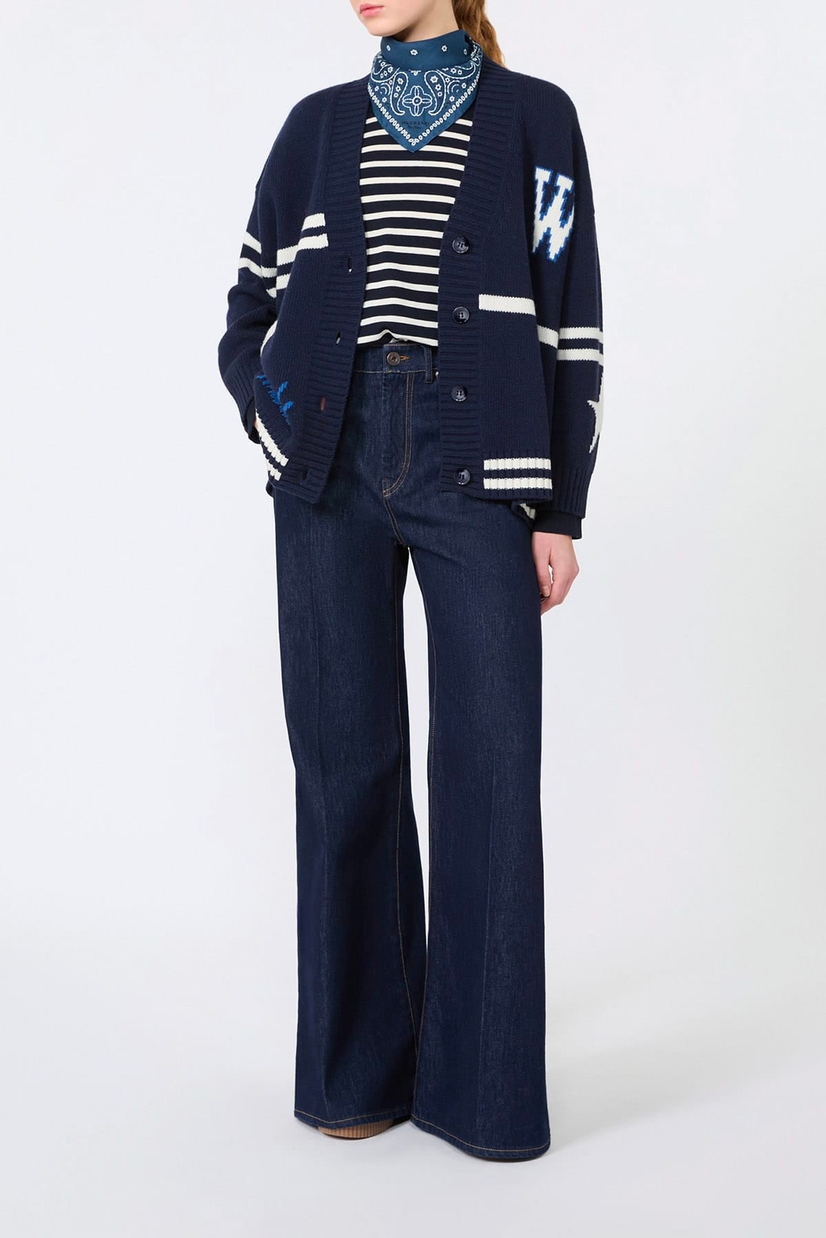 MAXMARA'S BRANDS PANTALONE IN DENIM  Pantaloni denim scuri donna Max Mara Weekend Wkdsport