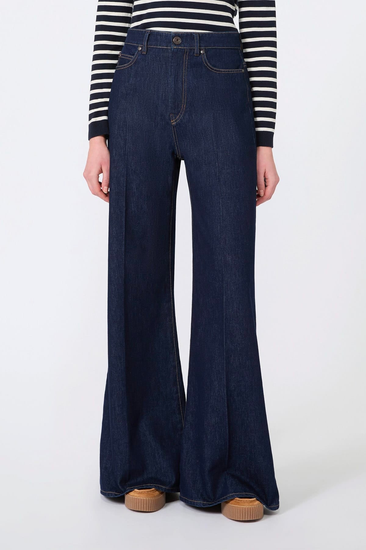 MAXMARA'S BRANDS PANTALONE IN DENIM  Pantaloni denim scuri donna Max Mara Weekend Wkdsport
