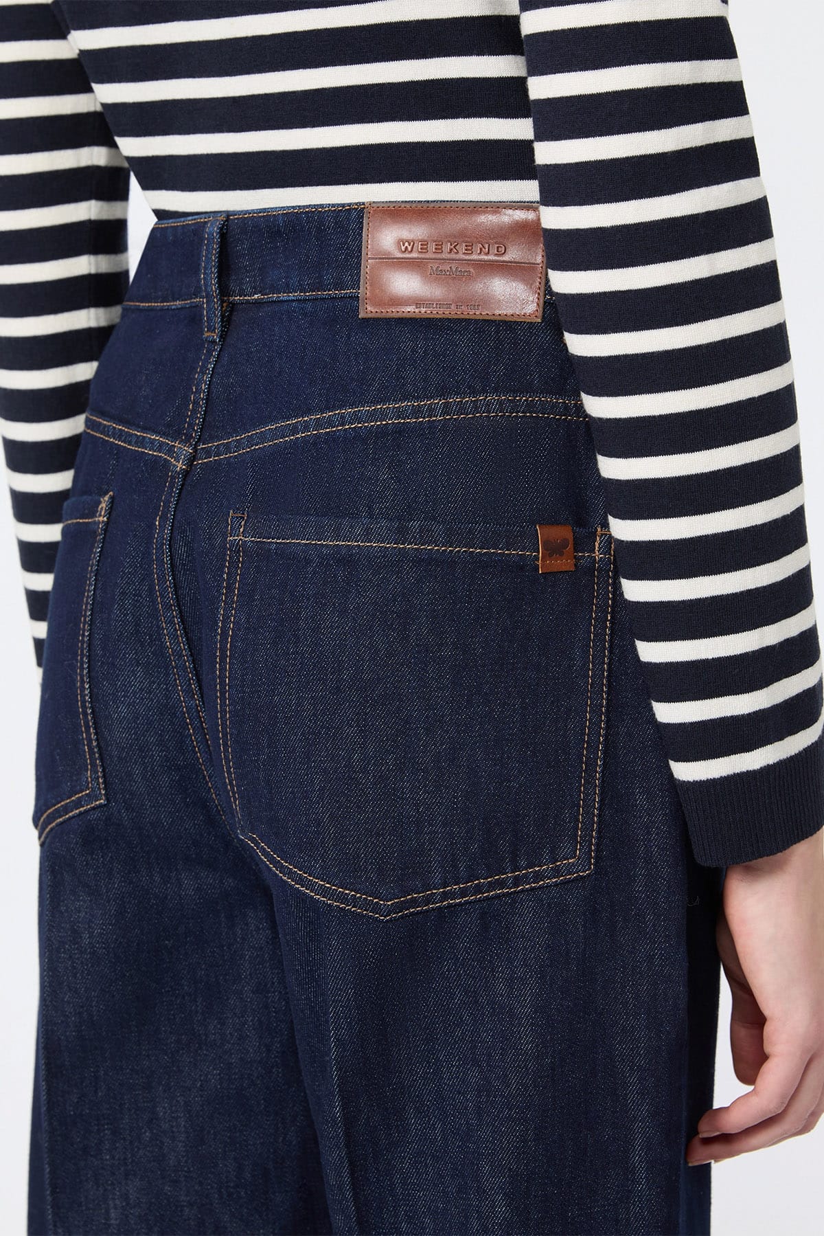 MAXMARA'S BRANDS PANTALONE IN DENIM  Pantaloni denim scuri donna Max Mara Weekend Wkdsport