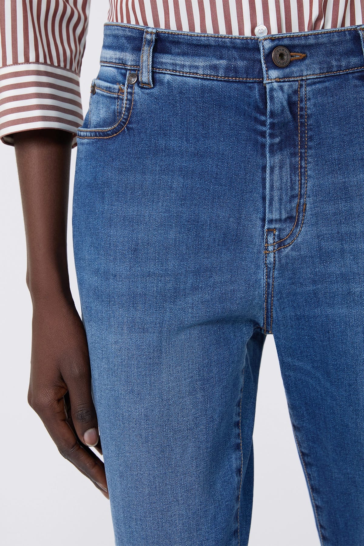 MAXMARA'S BRANDS PANTALONE IN DENIM  BLU INDACO / 34 Pantaloni in denim jeans donna Max Mara Weekend Wkdlana