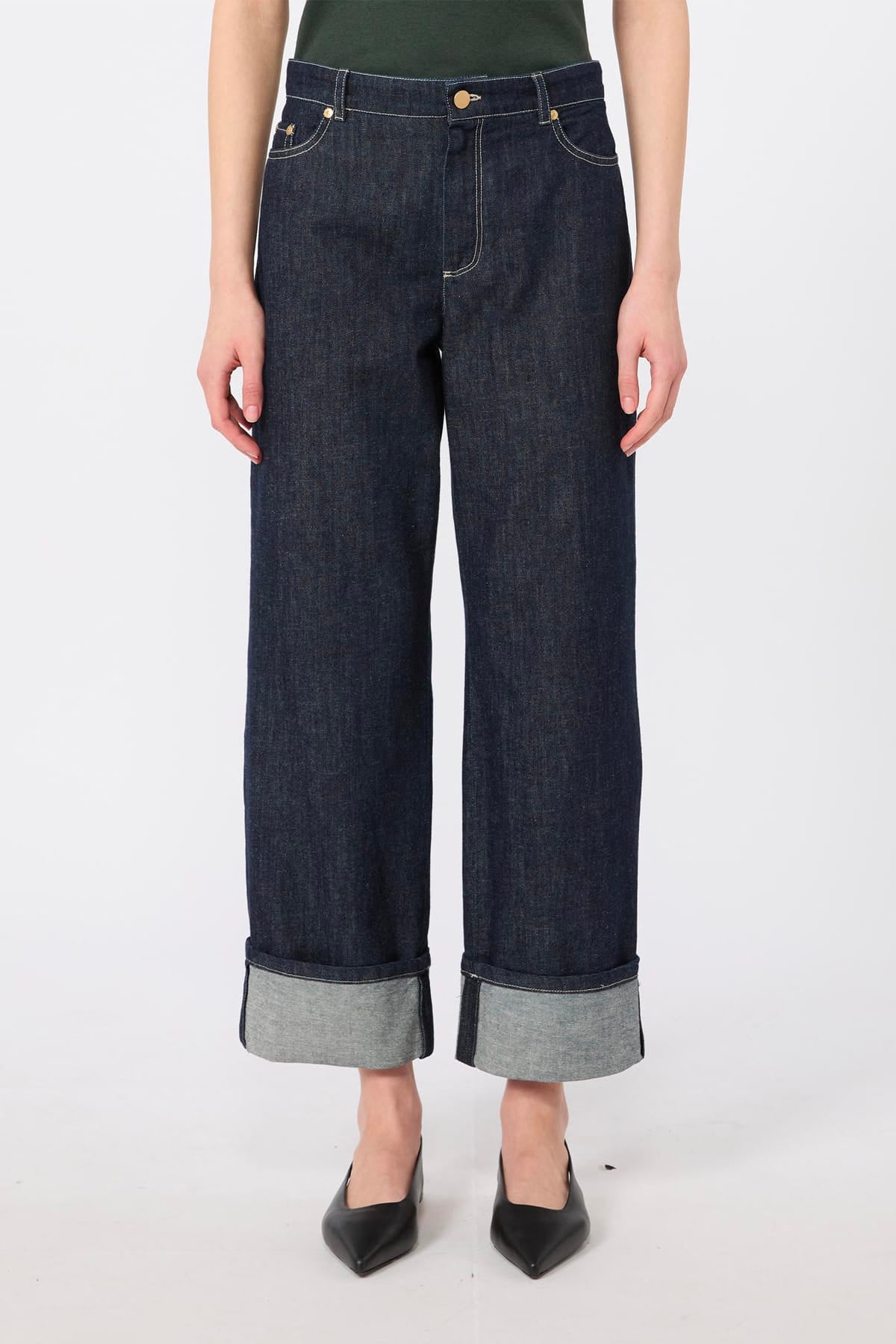 MAXMARA'S BRANDS PANTALONE IN DENIM  SCURO / 34 Jeans in denim donna 'S Max Mara Smmpoggio