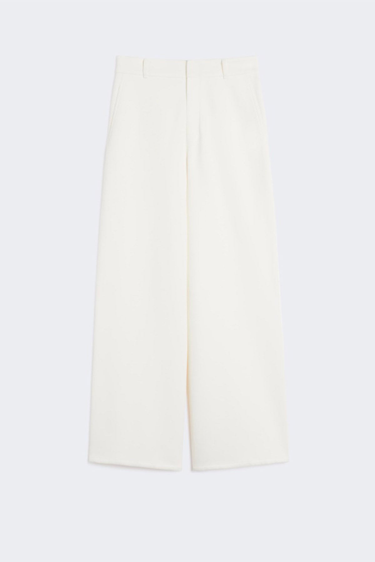 MAXMARA&#39;S BRANDS PANTALONE IN JERSEY  BIANCO / XXS Pantalone over donna &#39;S Max Mara Merlot