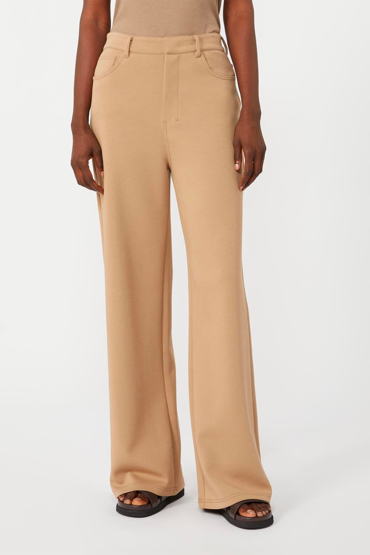MAXMARA'S BRANDS PANTALONE IN JERSEY  DESERTO / XXS Pantaloni tuta donna 'S Max Mara Smmbrioso