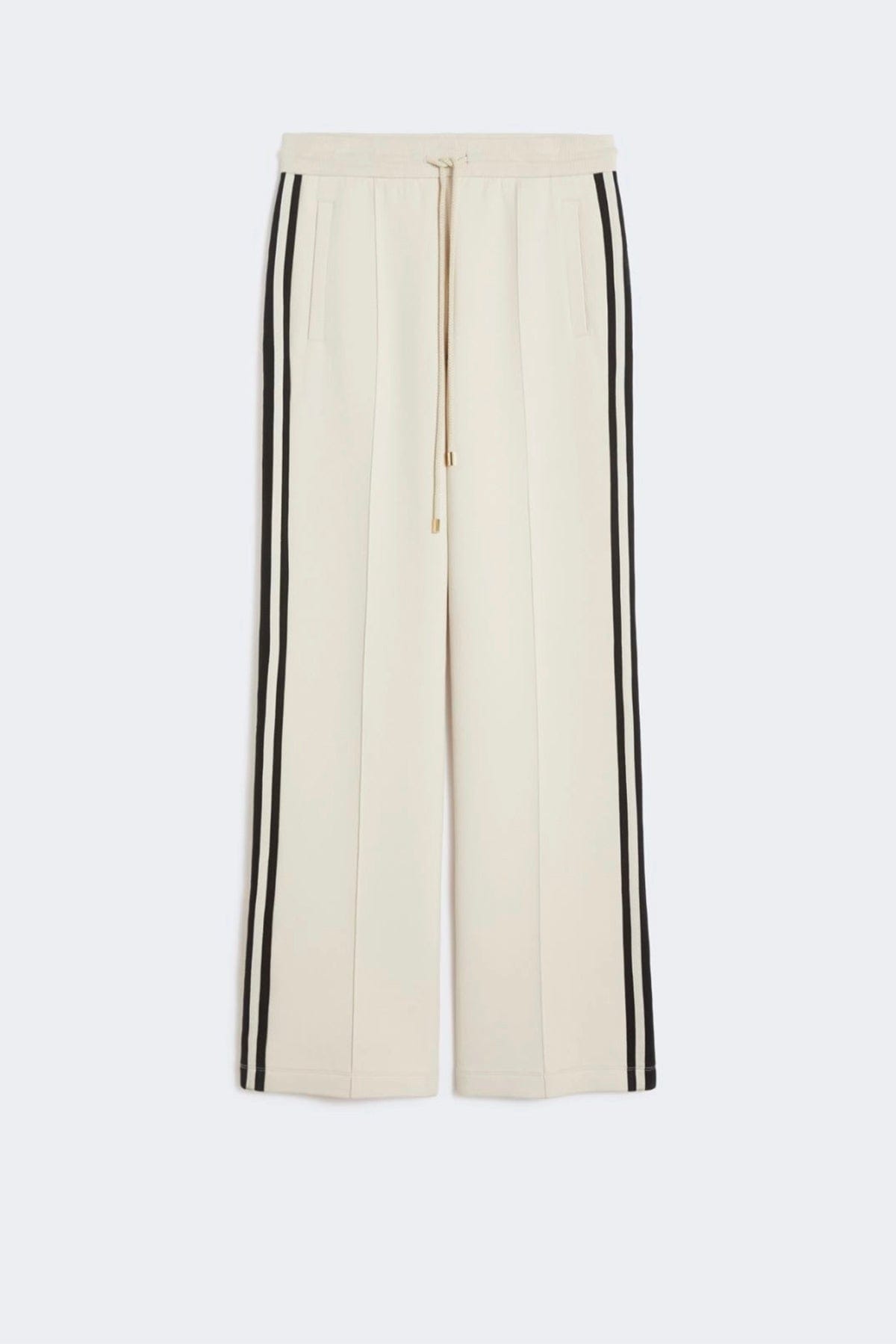 MAXMARA'S BRANDS PANTALONE IN JERSEY  ECRU / XXS Pantaloni tuta donna 'S Max Mara Smmvento