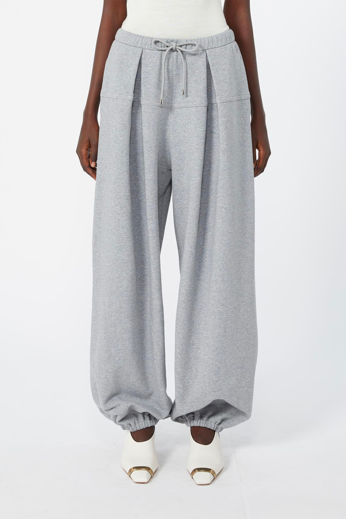 MAXMARA'S BRANDS PANTALONE IN JERSEY  GRIGIO MELANGE / XXS Pantaloni tuta donna over Sportmax Spdcandore