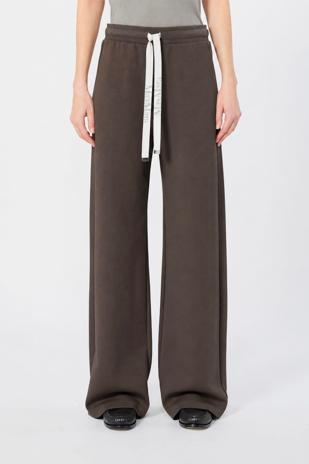 MAXMARA'S BRANDS PANTALONE IN JERSEY  ACCIAIO GRIGIO CHIARO / XXS Pantaloni in jersey tuta donna 'S Max Mara Smmbali