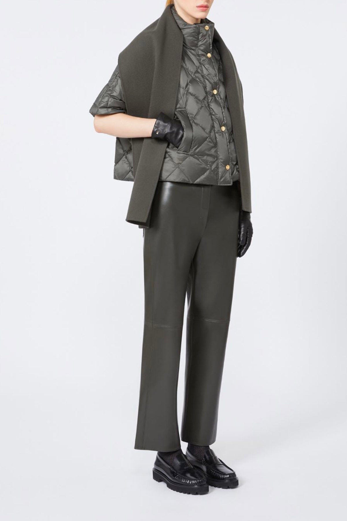MAXMARA&#39;S BRANDS PANTALONE IN JERSEY  Leggings in ecopelle donna &#39;S Max Mara Sublime