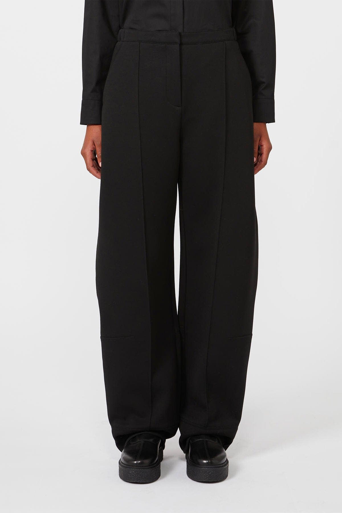 MAXMARA'S BRANDS PANTALONE IN JERSEY  NERO / XXS Pantalone tuta nero donna Max Mara MM Bill