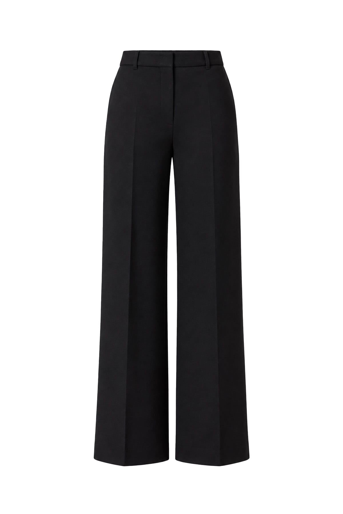 MAXMARA'S BRANDS PANTALONE IN JERSEY  NERO / XXS Pantaloni in jersey donna 'S Max Mara Smmeuforia