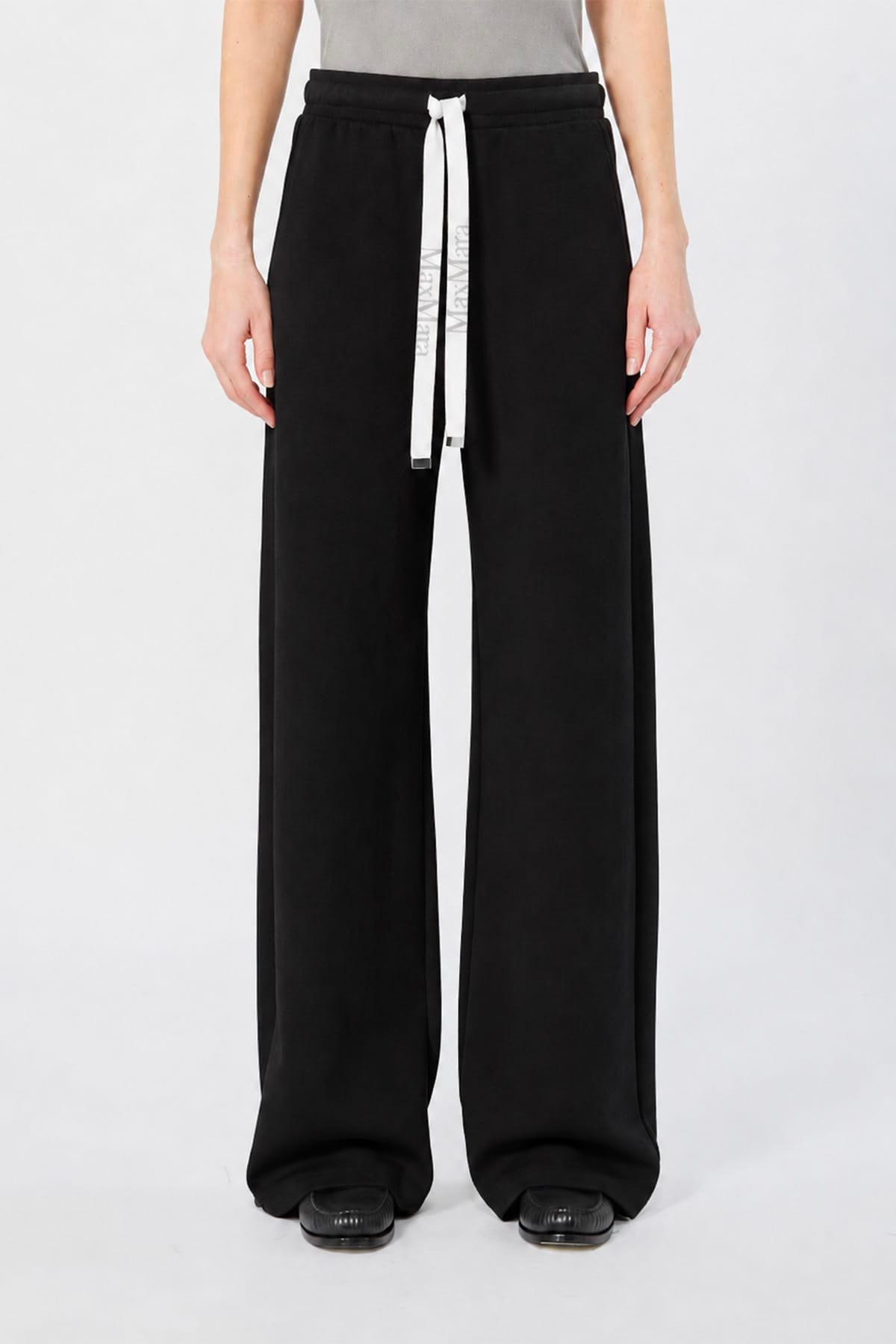 MAXMARA'S BRANDS PANTALONE IN JERSEY  NERO / XXS Pantaloni in jersey tuta donna 'S Max Mara Smmbali