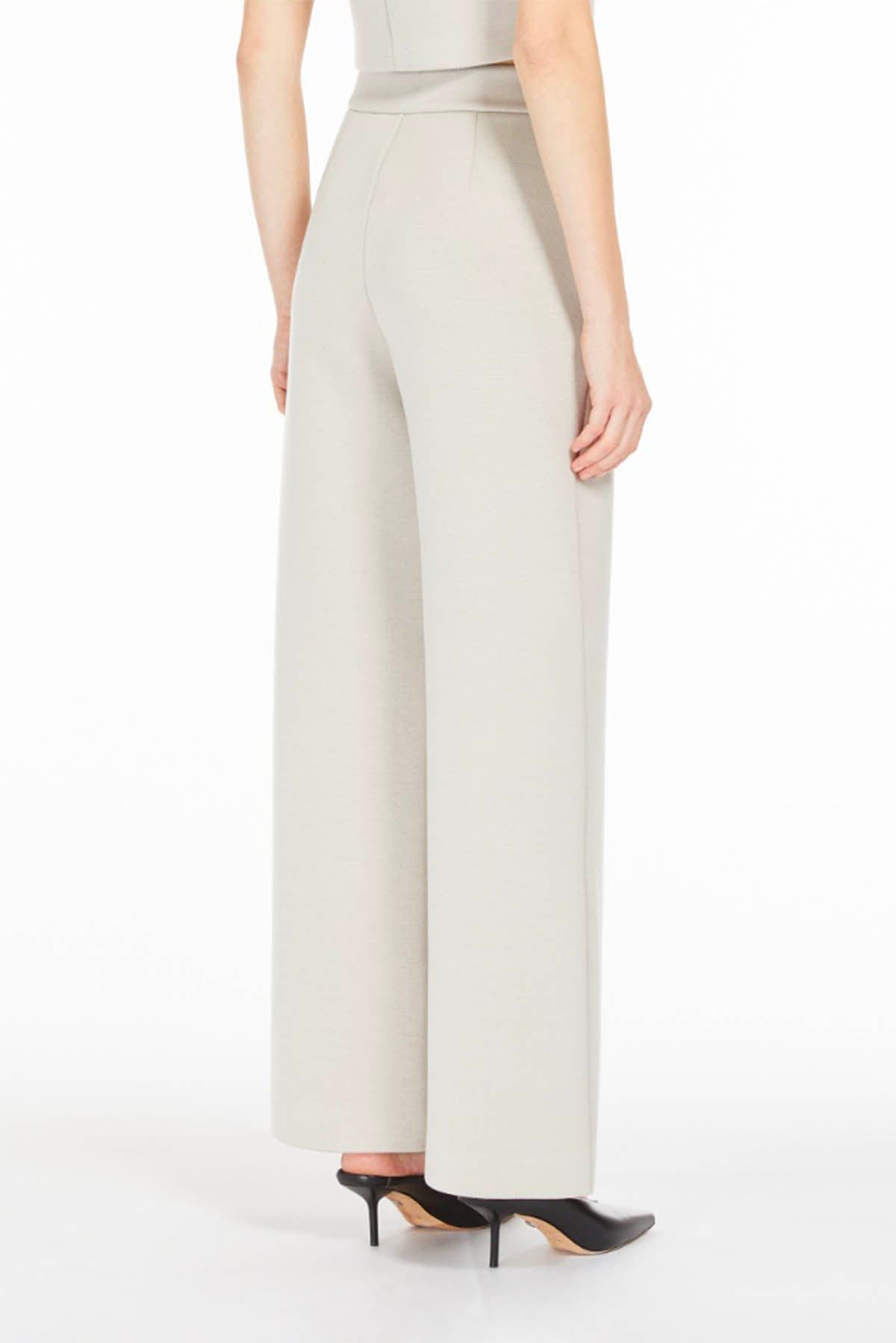 MAXMARA'S BRANDS PANTALONE IN JERSEY  ECRU / XXS Pantalone in Jersey Donna 'S Max Mara Alisso