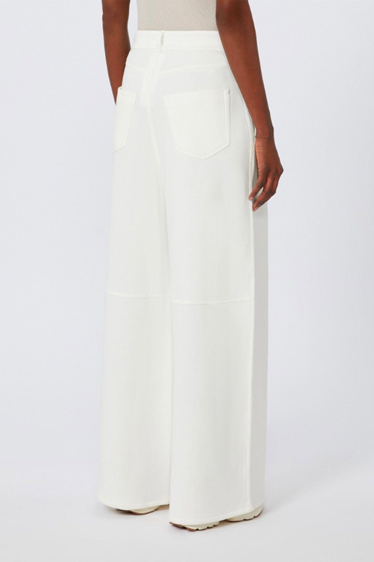 MAXMARA&#39;S BRANDS PANTALONE IN JERSEY  Pantalone over donna &#39;S Max Mara Merlot