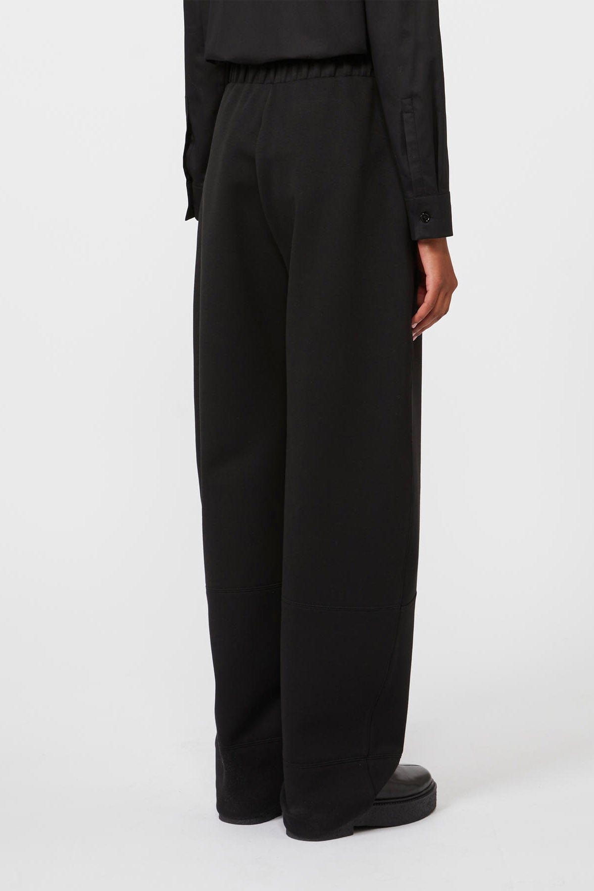 MAXMARA'S BRANDS PANTALONE IN JERSEY  NERO / XXS Pantalone tuta nero donna Max Mara MM Bill