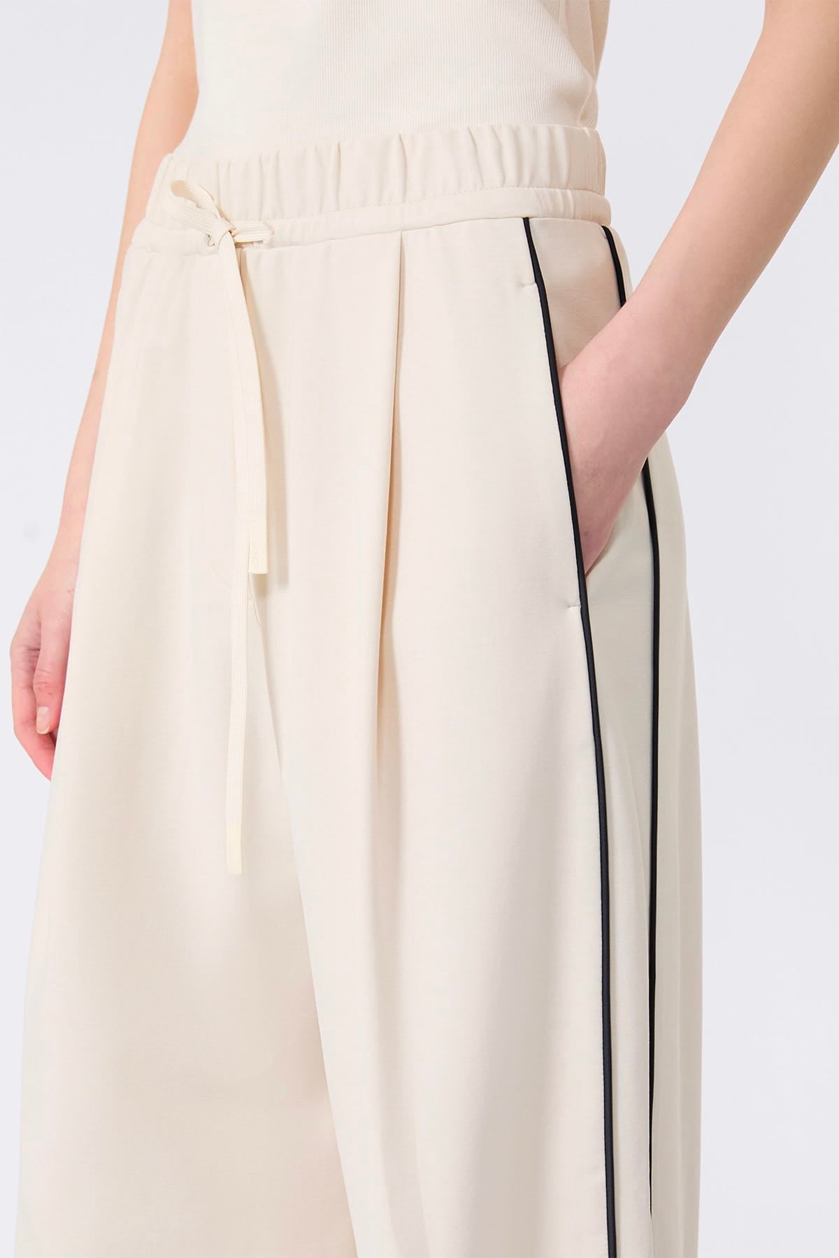 MAXMARA'S BRANDS PANTALONE IN JERSEY  PANNA / XXS Pantaloni donna Max Mara Weekend Wkdgodezia