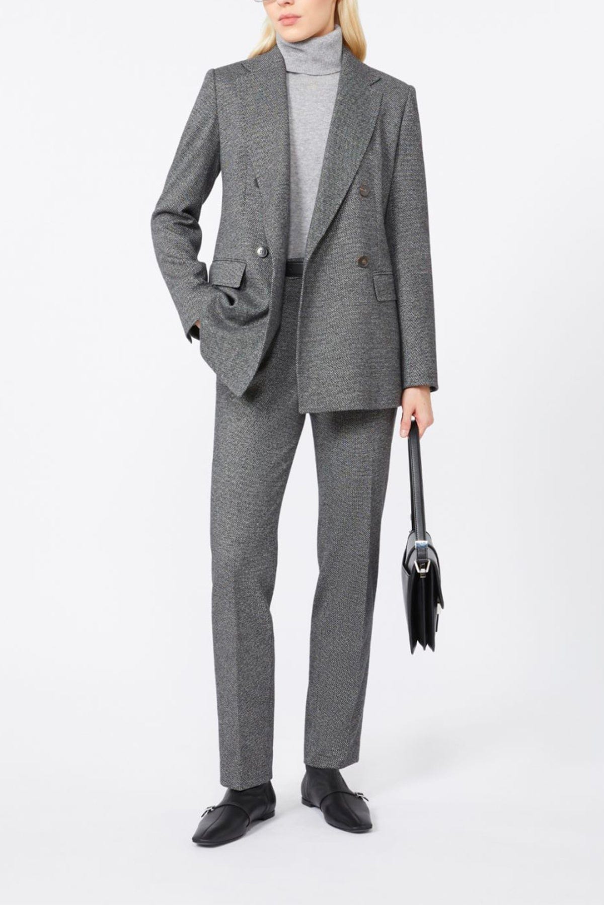 MAXMARA'S BRANDS PANTALONE IN JERSEY  GRIGIO / 34 Pantaloni grigi donna Max Mara Studio Negus