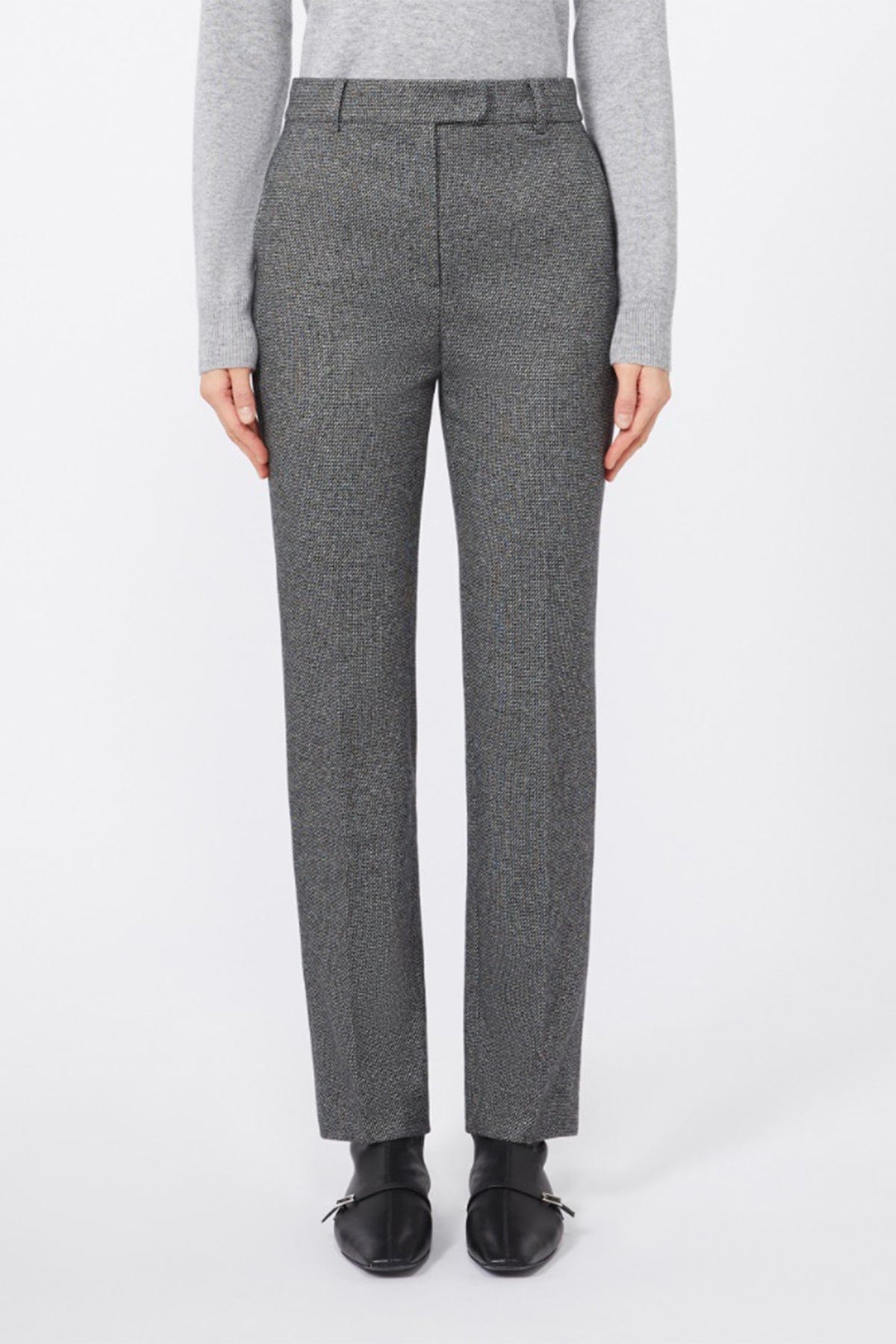 MAXMARA&#39;S BRANDS PANTALONE IN JERSEY  Pantaloni grigi donna Max Mara Studio Negus