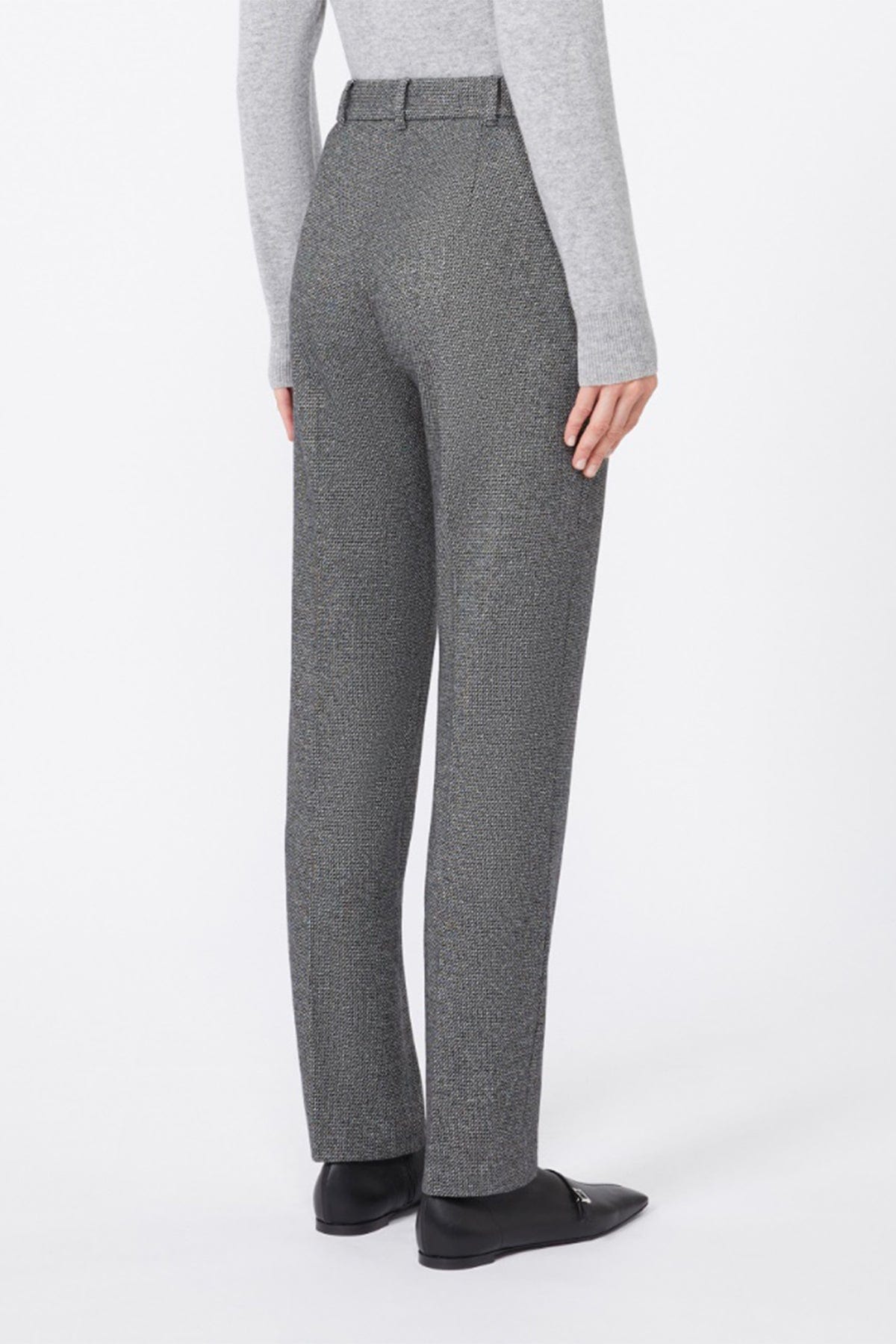 MAXMARA&#39;S BRANDS PANTALONE IN JERSEY  Pantaloni grigi donna Max Mara Studio Negus