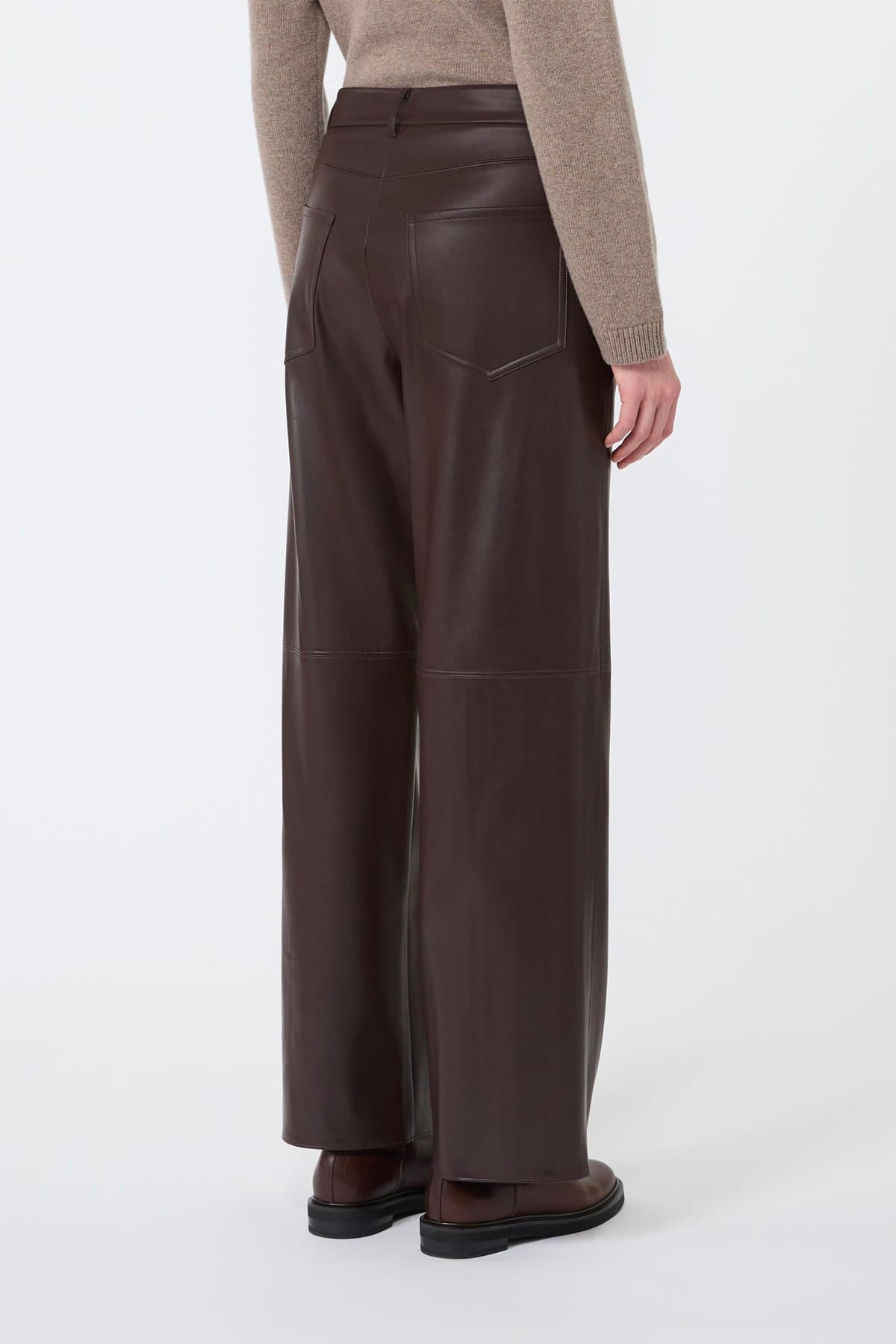 MAXMARA'S BRANDS PANTALONE IN JERSEY  Pantaloni in ecopelle donn'S Max Mara Smmsospiro