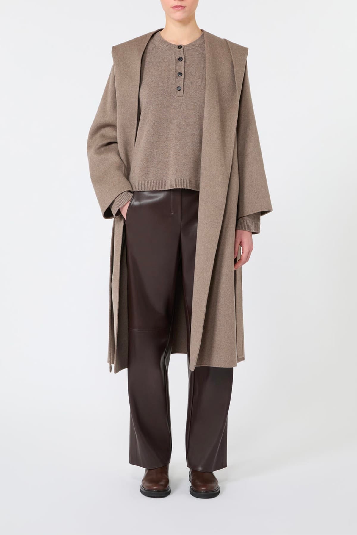 MAXMARA'S BRANDS PANTALONE IN JERSEY  Pantaloni in ecopelle donn'S Max Mara Smmsospiro