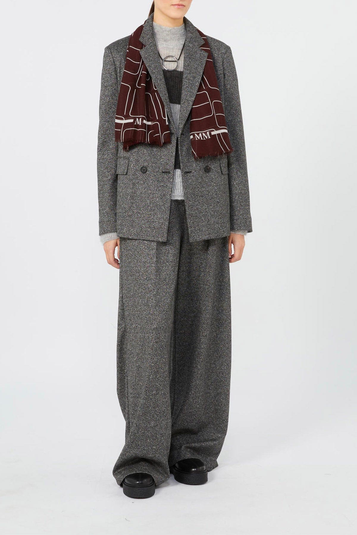 MAXMARA'S BRANDS PANTALONE IN JERSEY  GRIGIO / XXS Pantaloni in Jersey donna Max Mara MM Cali