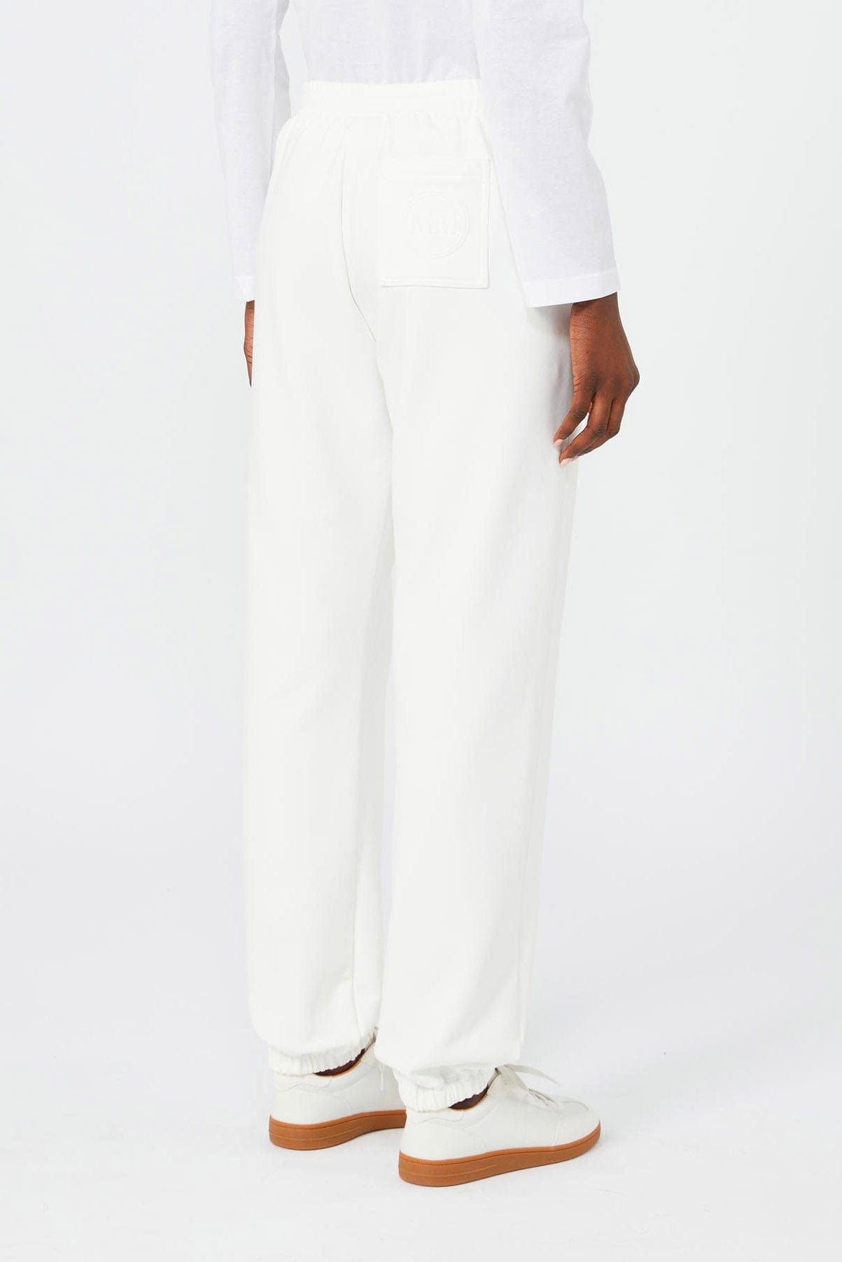 MAXMARA'S BRANDS PANTALONE IN JERSEY  BIANCO OTTICO / XXS Pantaloni in jersey donna Max Mara MM Levico