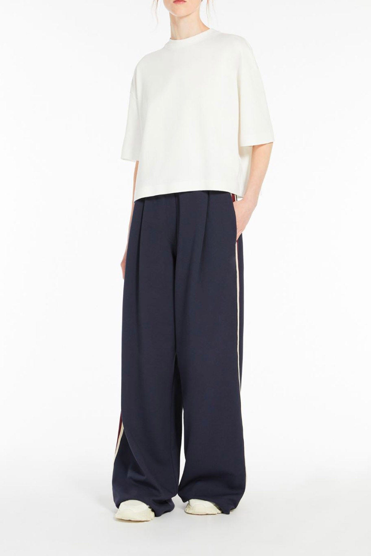 MAXMARA&#39;S BRANDS PANTALONE IN JERSEY  Pantaloni in jersey donna Max Mara Weekend Marsala