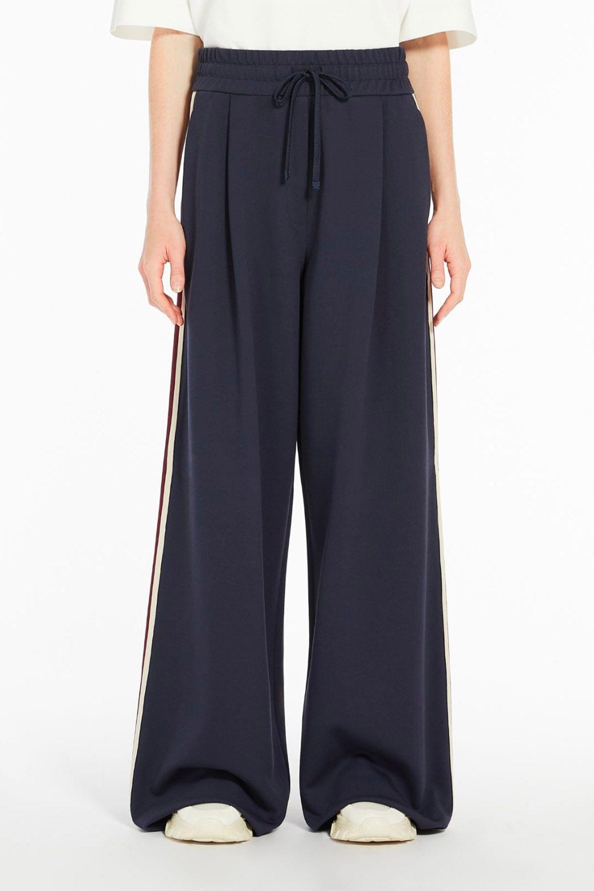 MAXMARA'S BRANDS PANTALONE IN JERSEY  BLU / XXS Pantaloni in jersey donna Max Mara Weekend Marsala