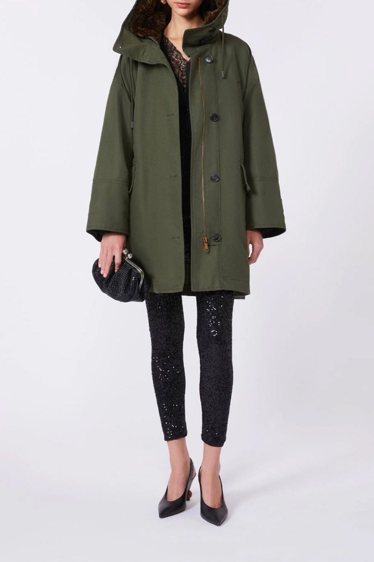 MAXMARA'S BRANDS PANTALONE IN JERSEY  Pantaloni stretch neri donna Weekend Max Mara Wkdfidato