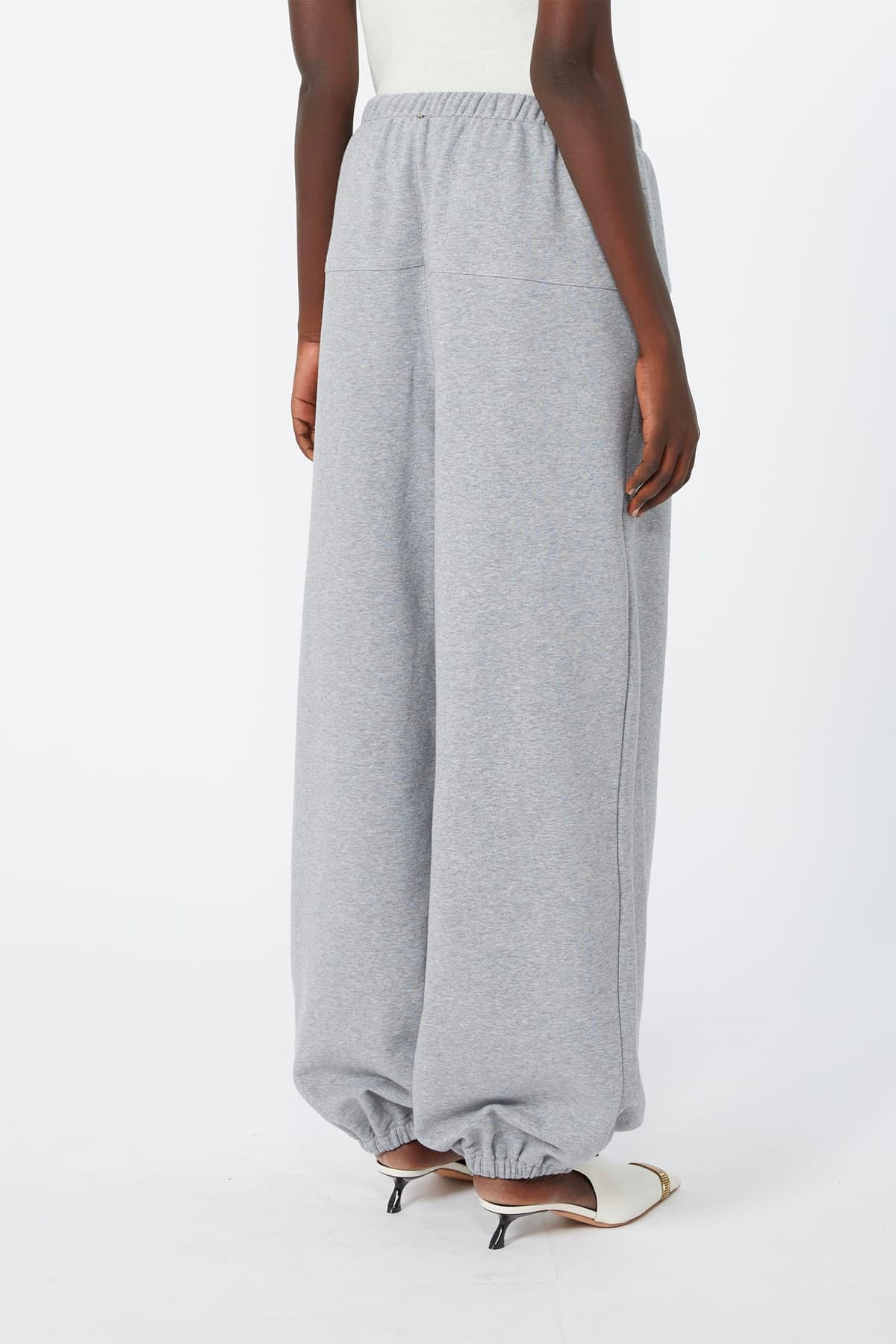 MAXMARA'S BRANDS PANTALONE IN JERSEY  GRIGIO MELANGE / XXS Pantaloni tuta donna over Sportmax Spdcandore