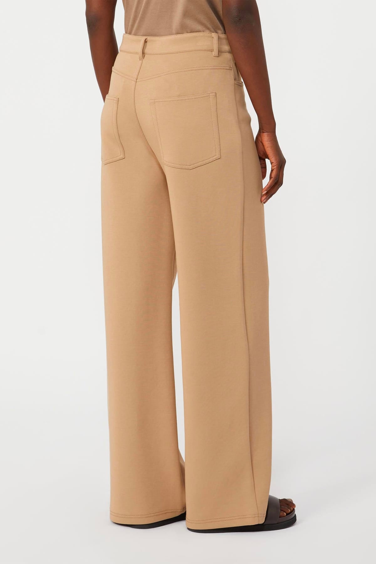 MAXMARA'S BRANDS PANTALONE IN JERSEY  DESERTO / XXS Pantaloni tuta donna 'S Max Mara Smmbrioso