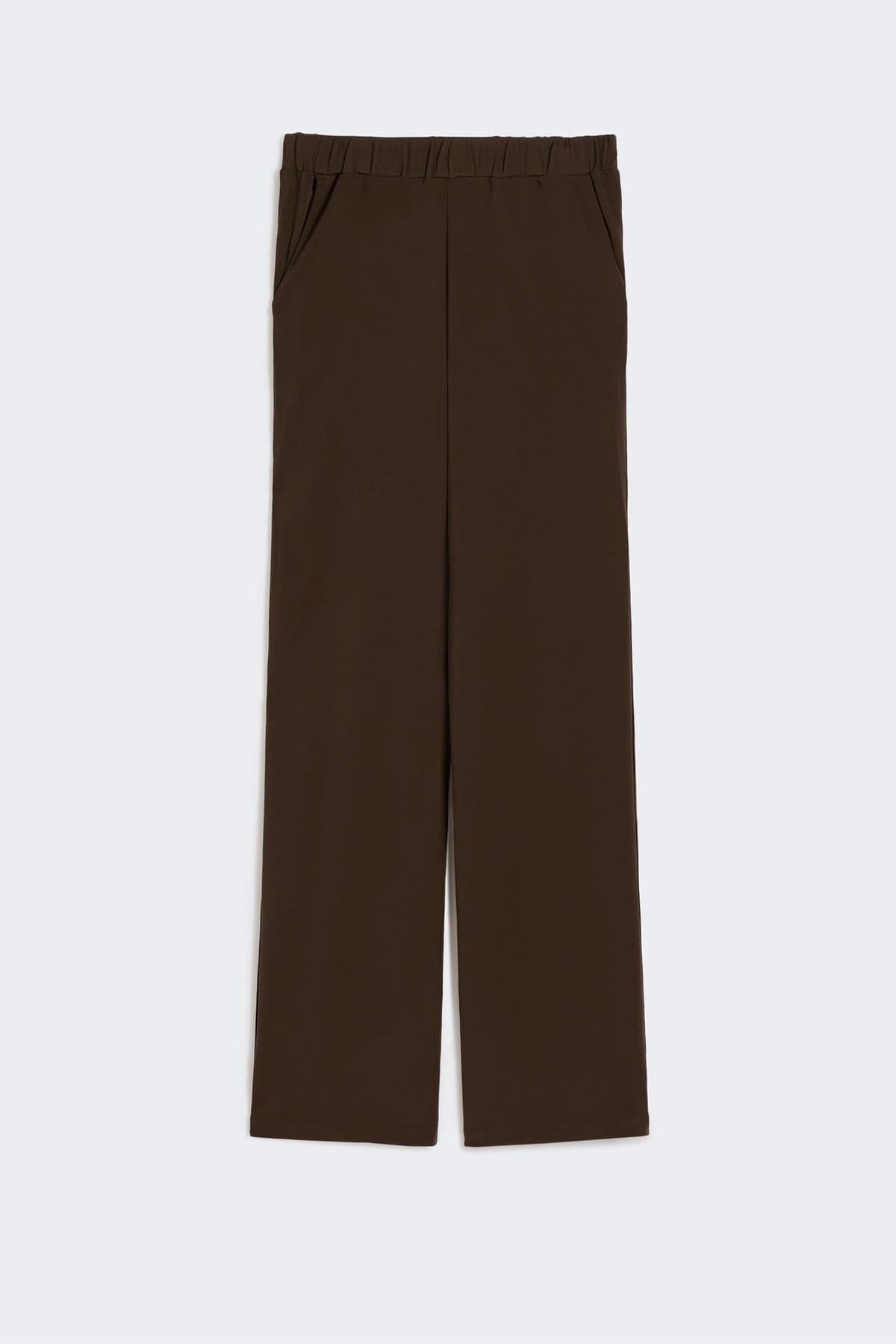 MAXMARA'S BRANDS PANTALONE IN JERSEY  TESTA DI MORO / XXS Pantaloni donna Max Mara MM Mmlozono