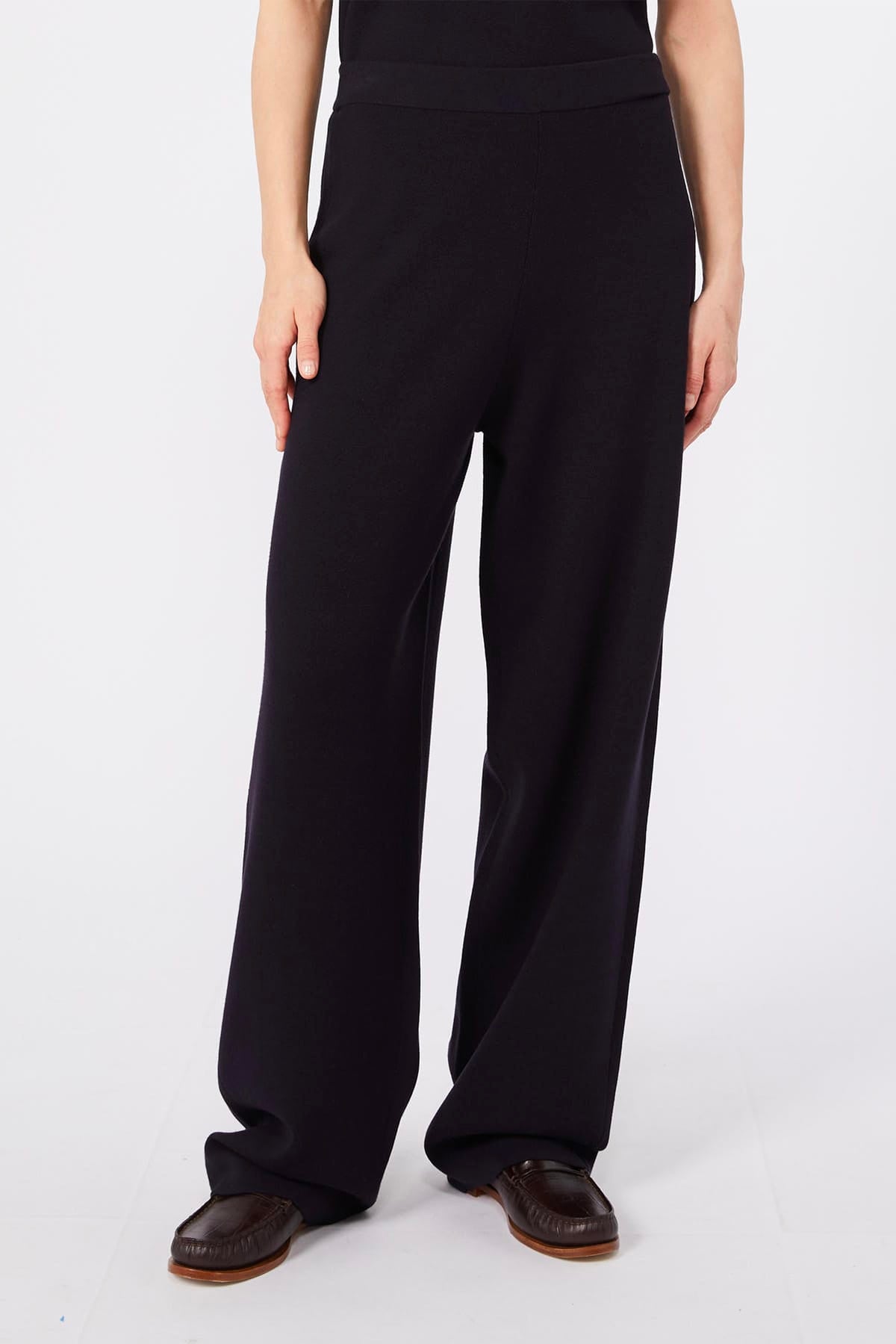 MAXMARA'S BRANDS PANTALONE IN MAGLIA  BLU / XXS Pantaloni blu donna Max Mara Studio Mstfuretto