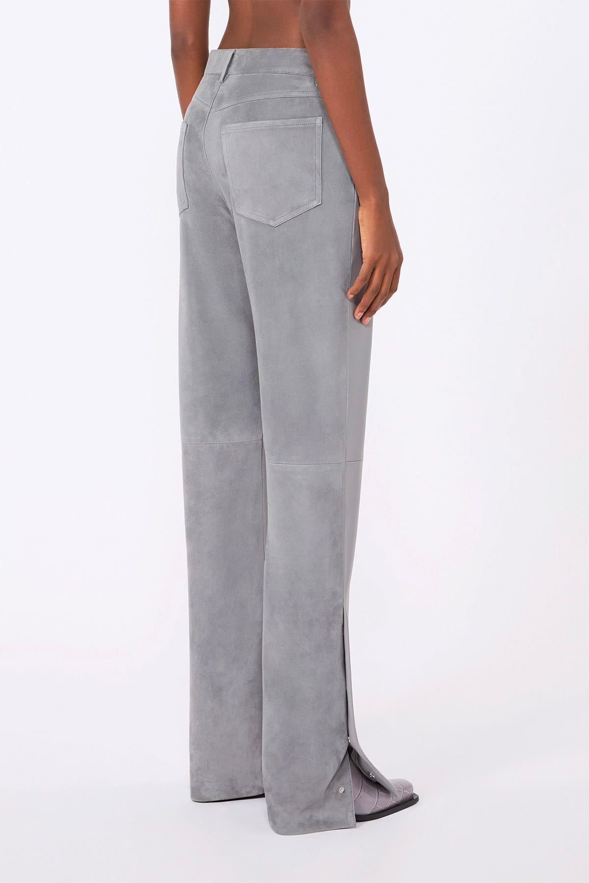 MAXMARA'S BRANDS PANTALONE IN PELLE Pantaloni in pelle donna Sportmax Sfilata Spscrespo