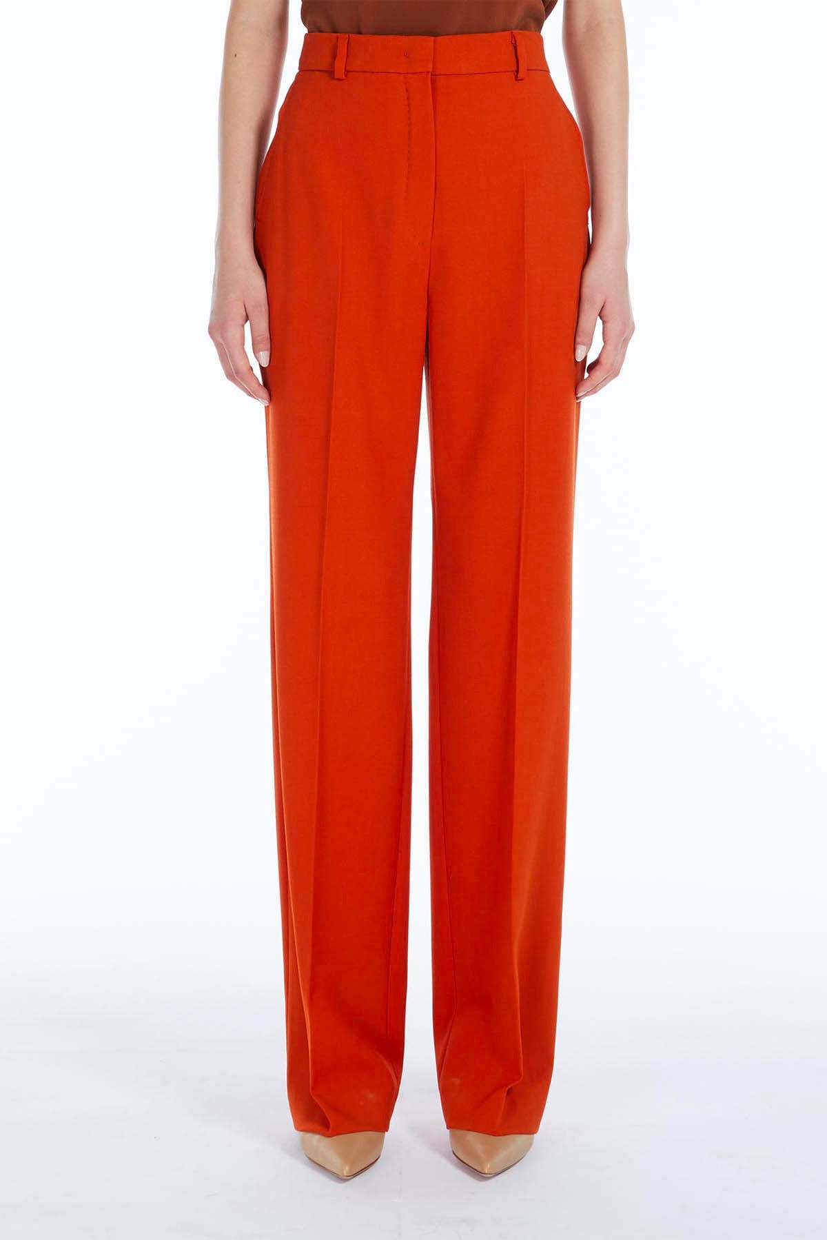 MAXMARA&#39;S BRANDS PANTALONE LUNGO  ARANCIONE ZUCCA / 34 Pantaloni Donna Max Mara Studio Quasar