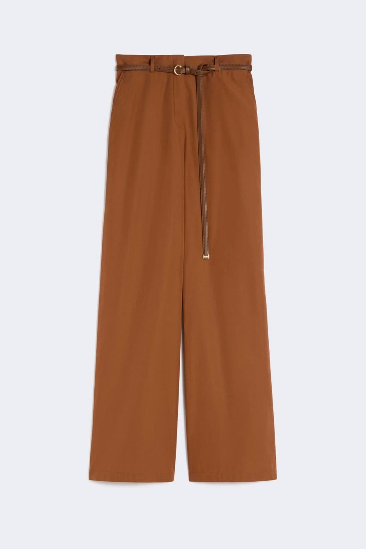 MAXMARA'S BRANDS PANTALONE LUNGO  ARGILLA / 34 Pantaloni Donna Max Mara Studio in cotone Mstfarea