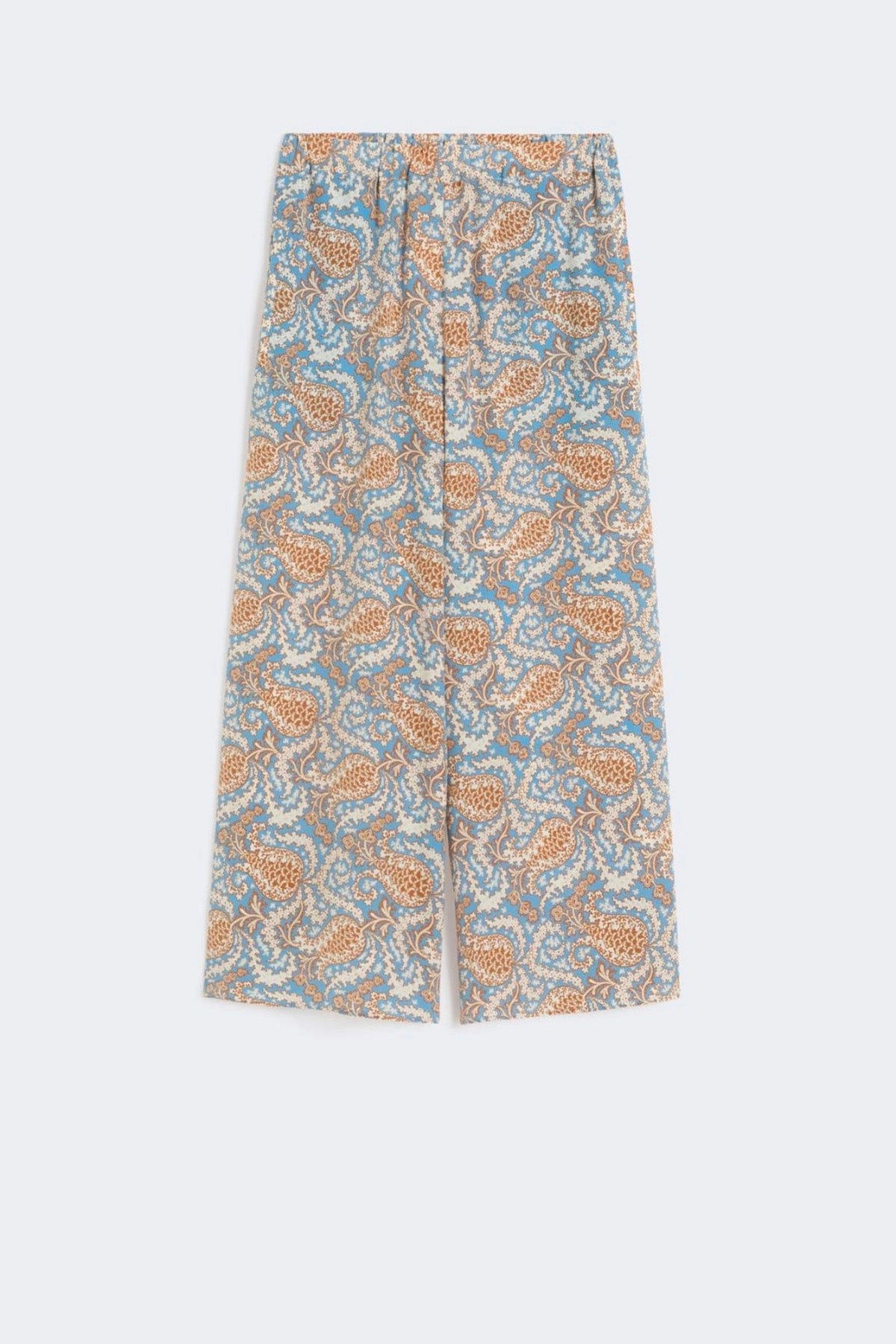 MAXMARA'S BRANDS PANTALONE LUNGO  AZZURRO / 34 Pantaloni in seta azzurro donna Max Mara Weekend Wkdnirvana