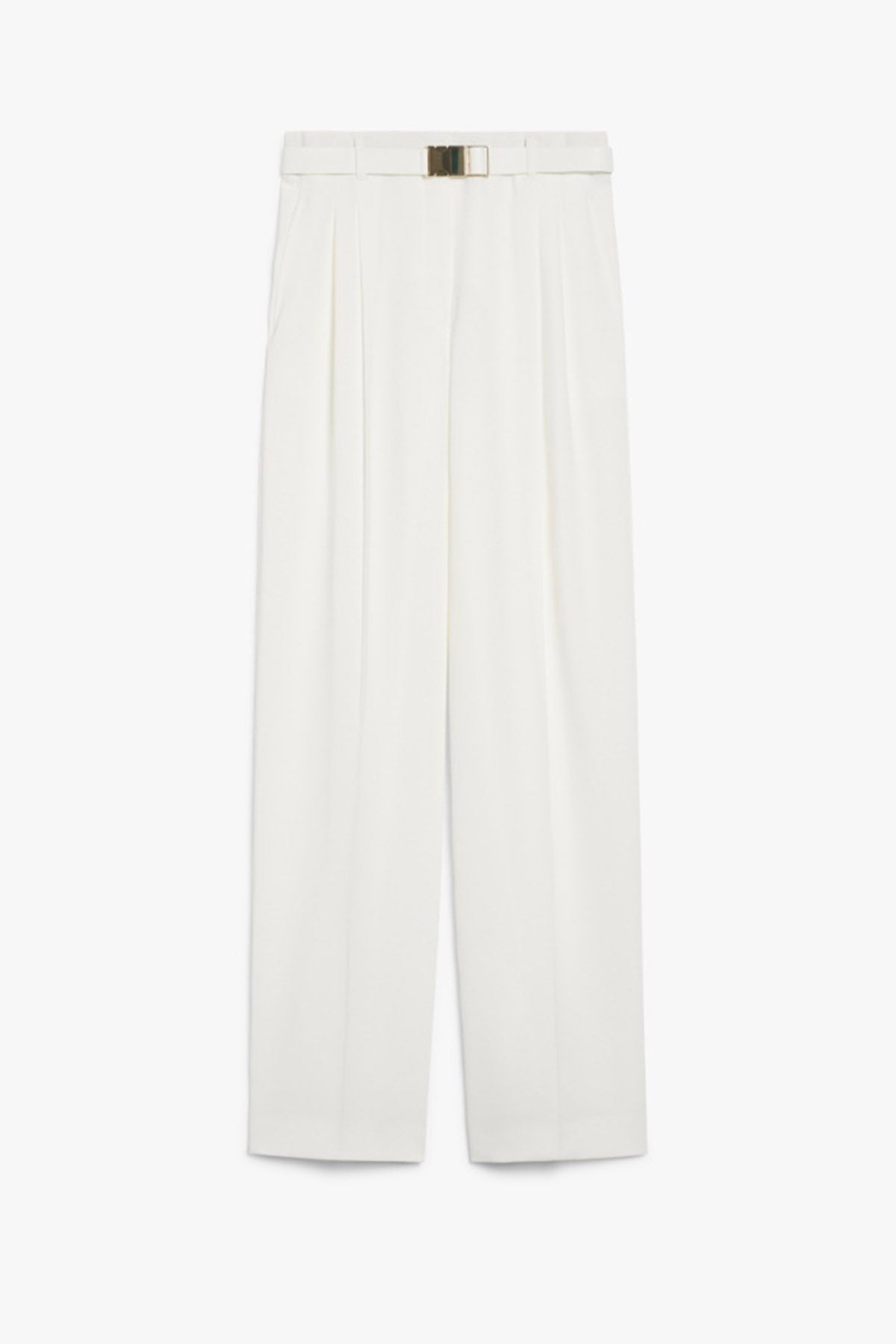 MAXMARA'S BRANDS PANTALONE LUNGO  BIANCO / 34 Pantalone Bianco Donna Max Mara Studio Neottia