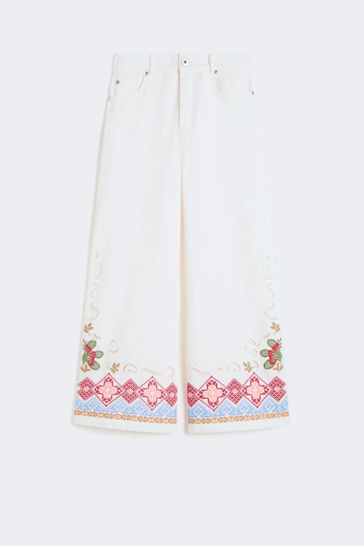 MAXMARA'S BRANDS PANTALONE LUNGO  BIANCO / 34 Pantaloni bianchi donna in Cotone Weekend Max Mara Wkdadunco