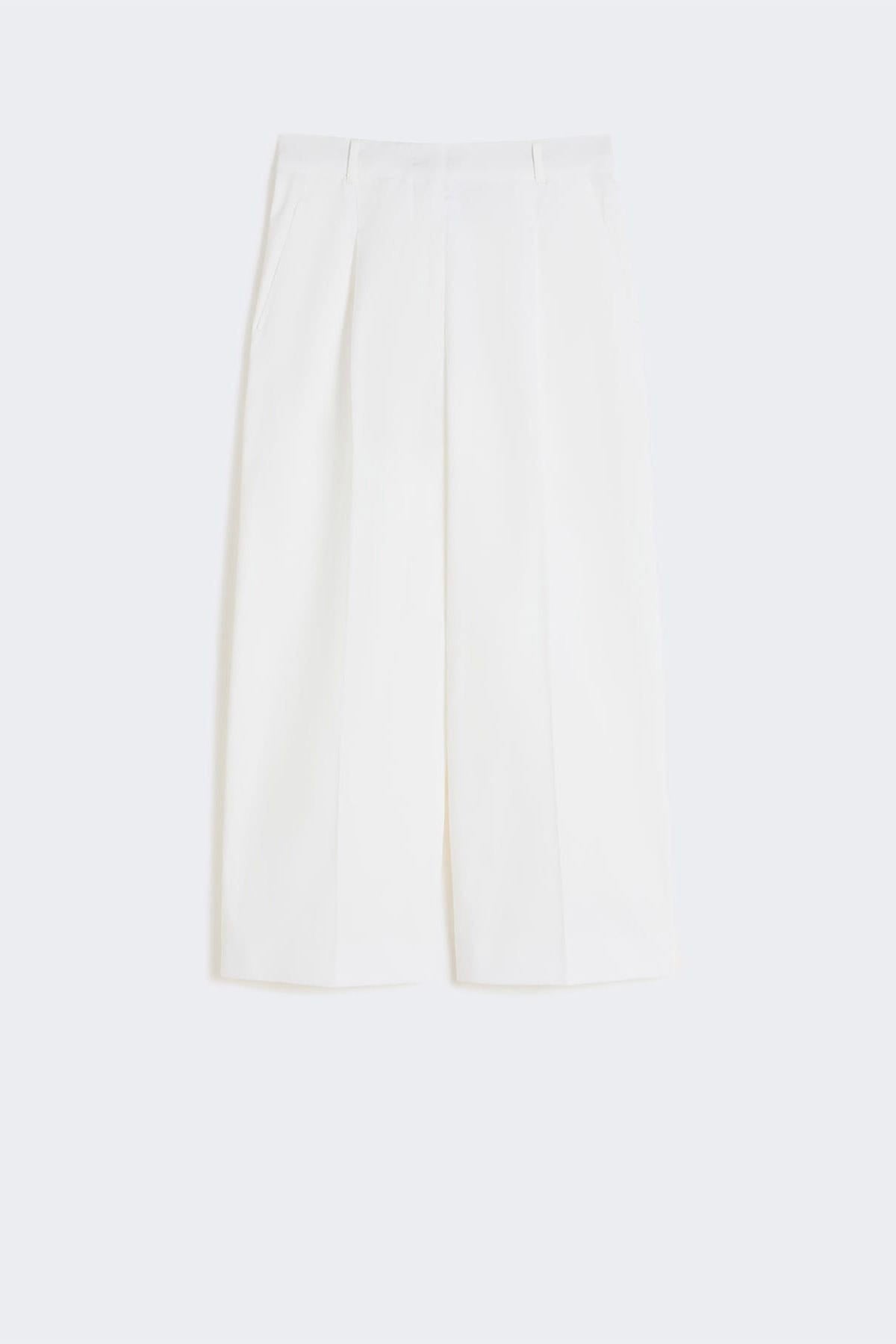 MAXMARA'S BRANDS PANTALONE LUNGO  BIANCO / 34 Pantaloni bianchi donna Max Mara Studio Msttequila