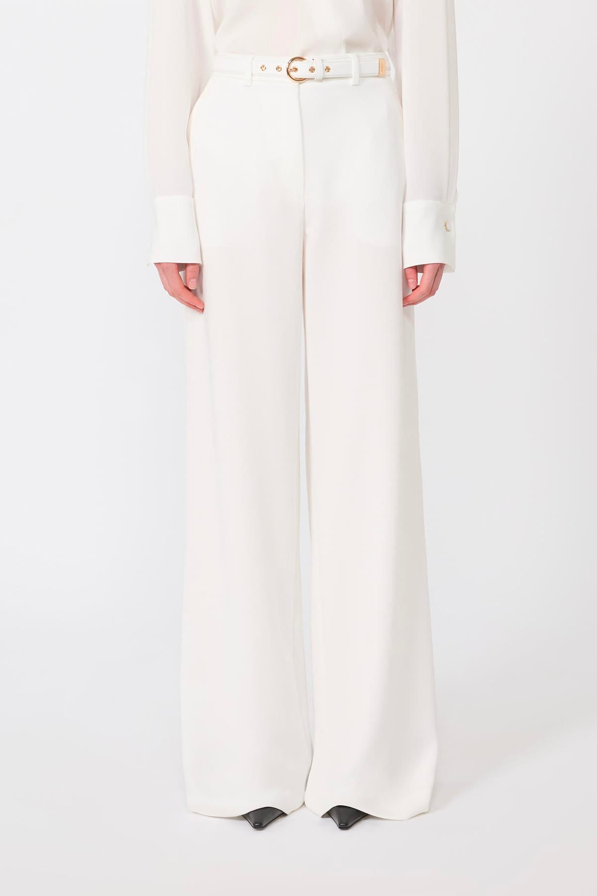 MAXMARA'S BRANDS PANTALONE LUNGO  BIANCO / 34 Pantaloni donna Max Mara Studio Mstamico